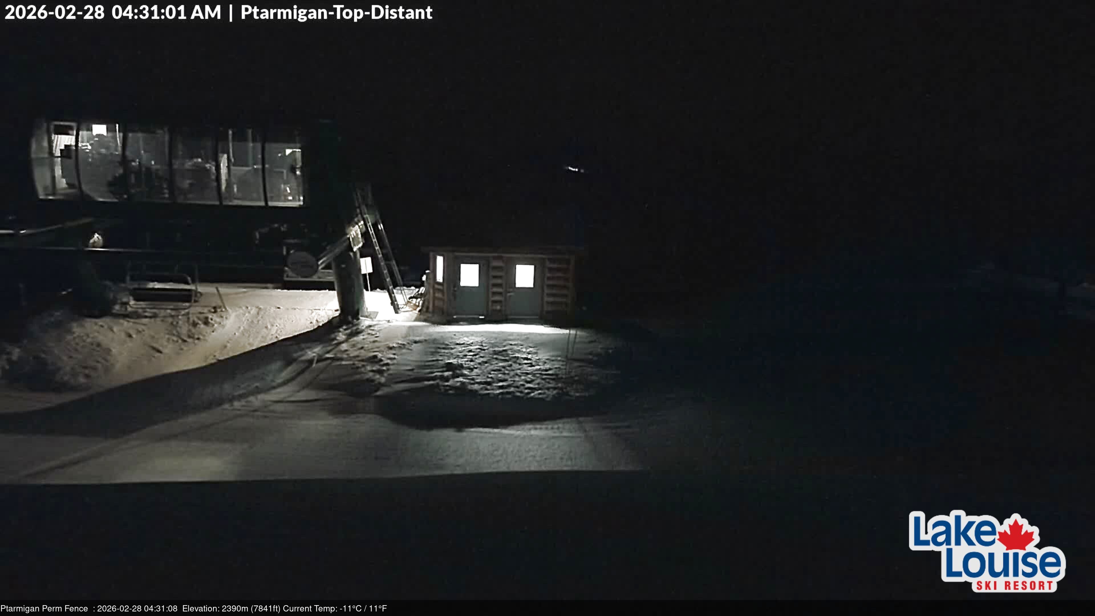 Archived image Webcam Outlook Chateau Lake Louise