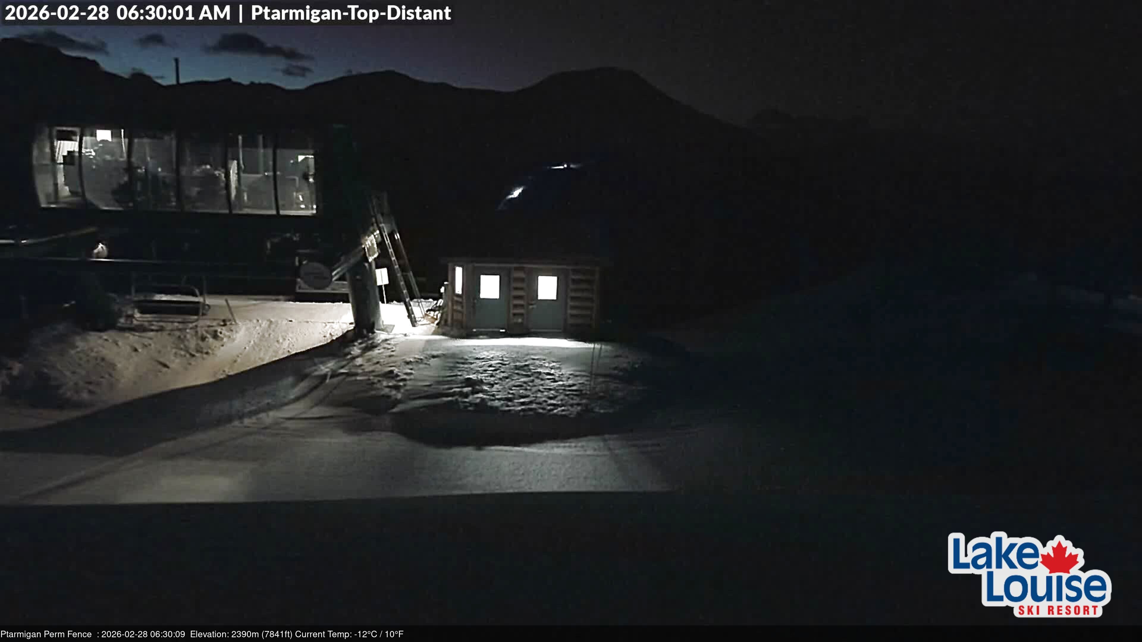 Archived image Webcam Outlook Chateau Lake Louise