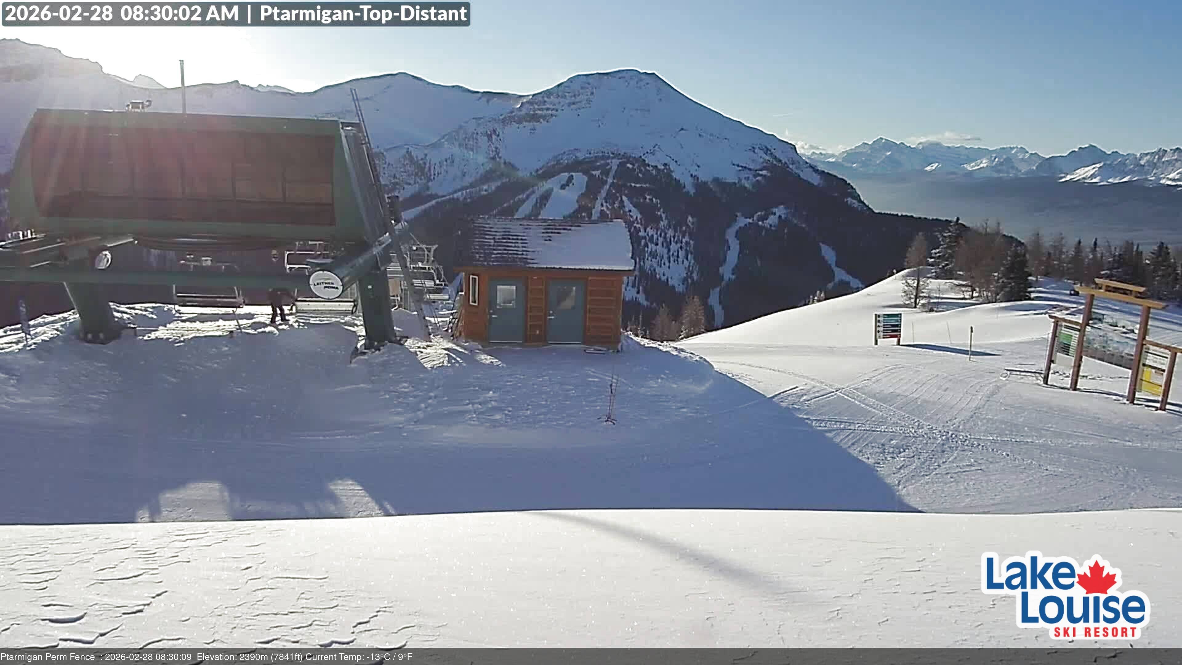 Archived image Webcam Outlook Chateau Lake Louise