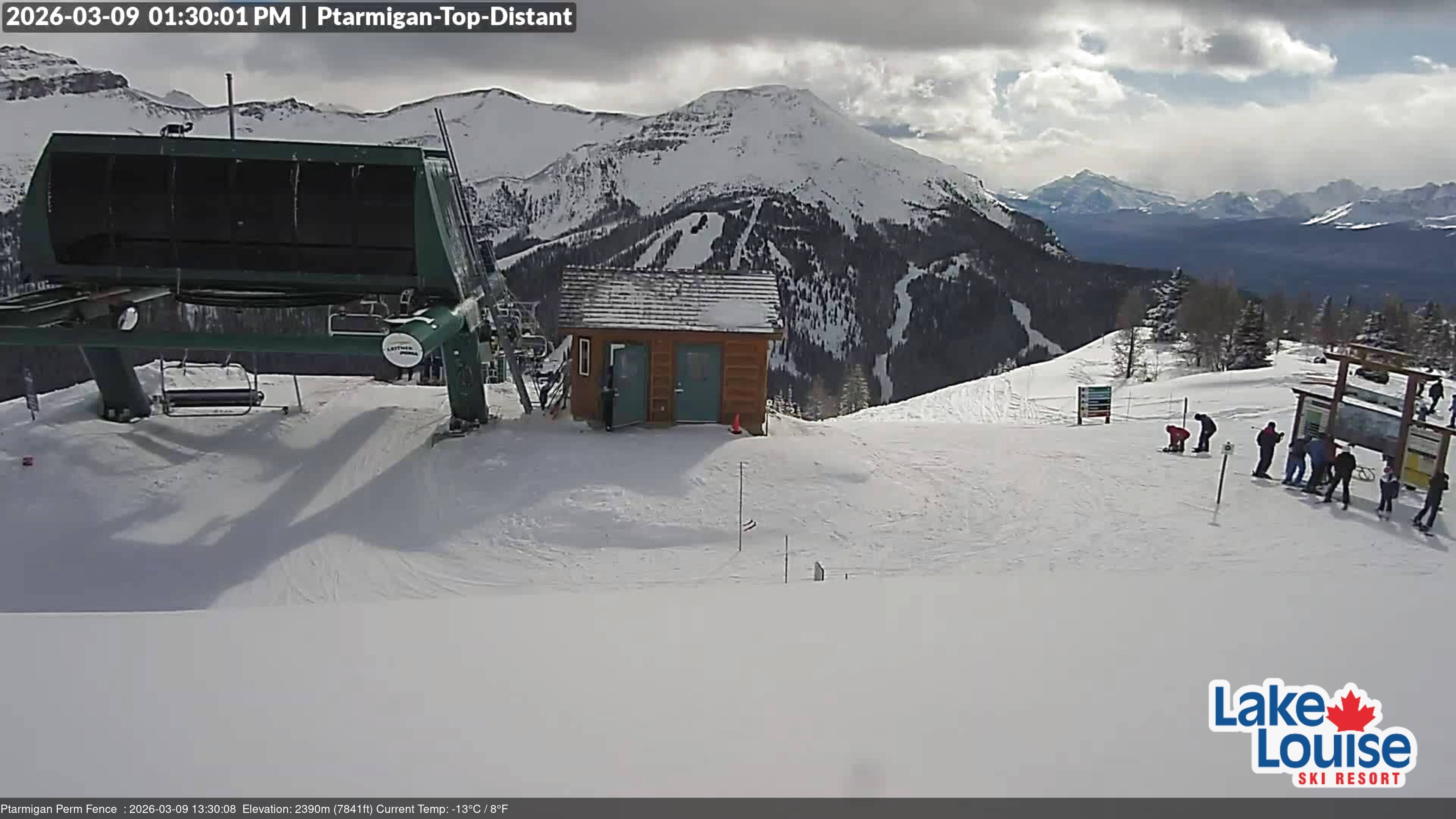 Archived image Webcam Outlook Chateau Lake Louise