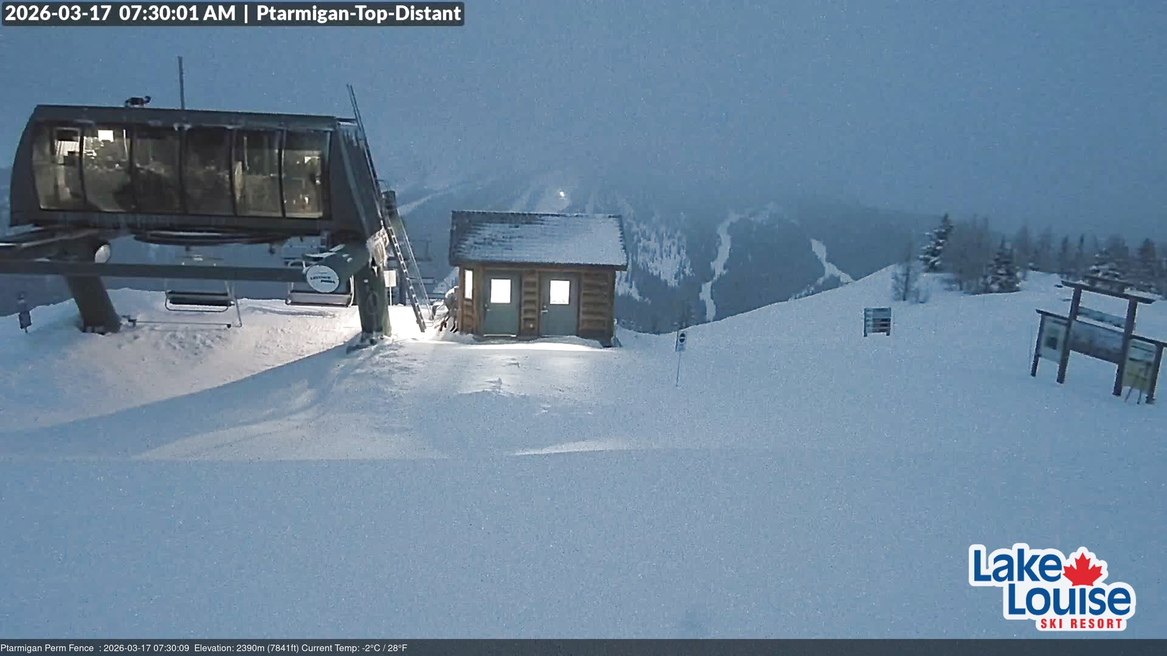 Archiv Foto Webcam Ausblick Chateau Lake Louise