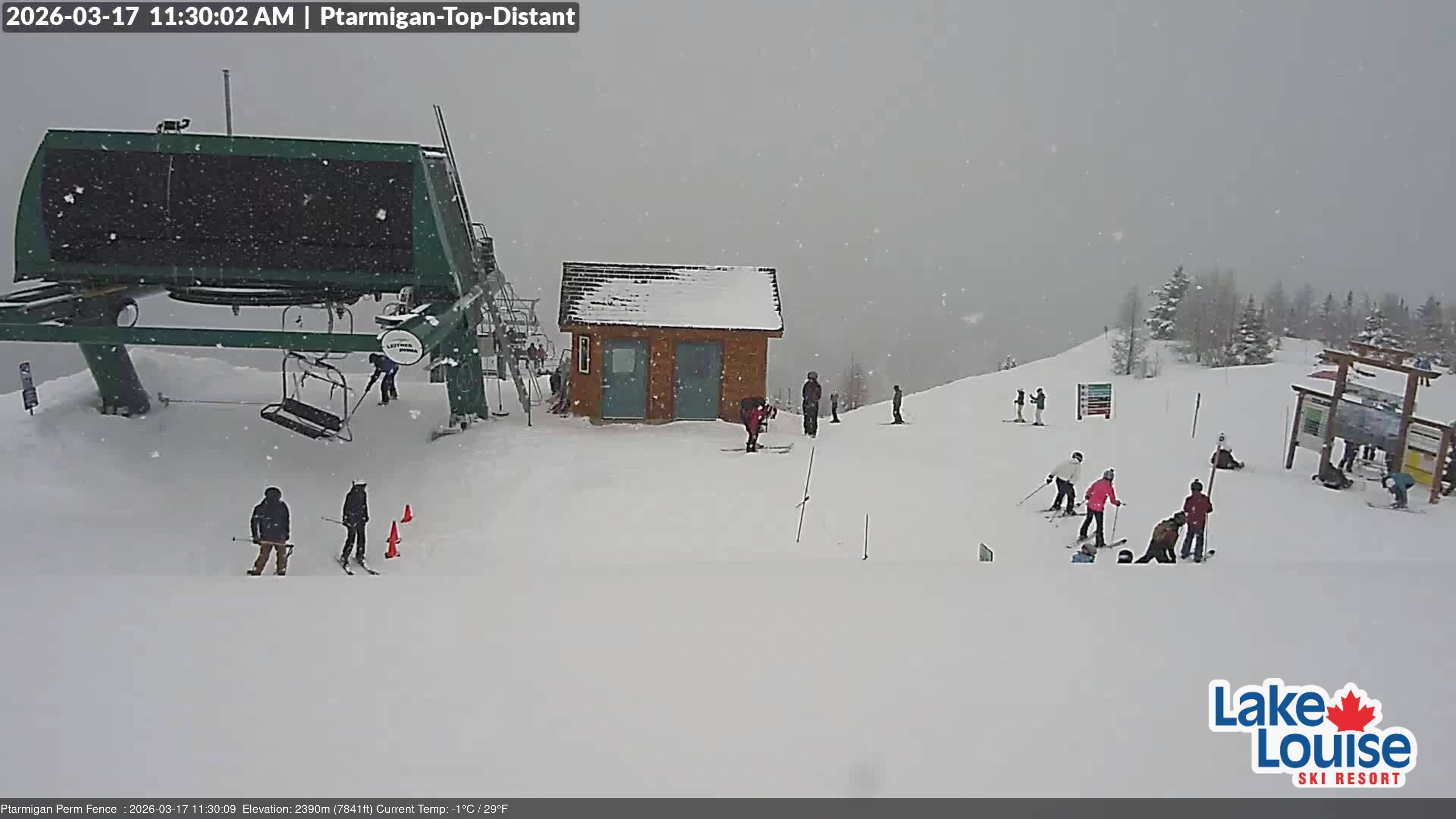 Archiv Foto Webcam Ausblick Chateau Lake Louise