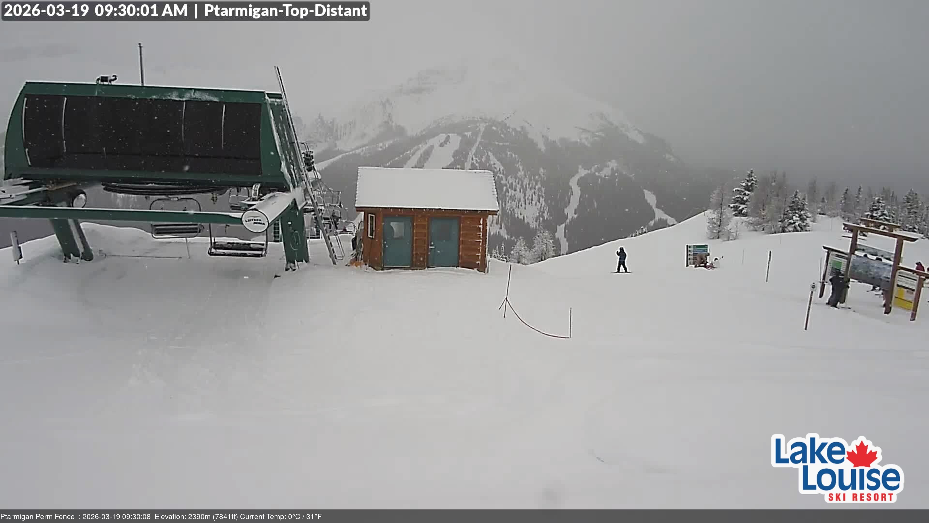 Archived image Webcam Outlook Chateau Lake Louise