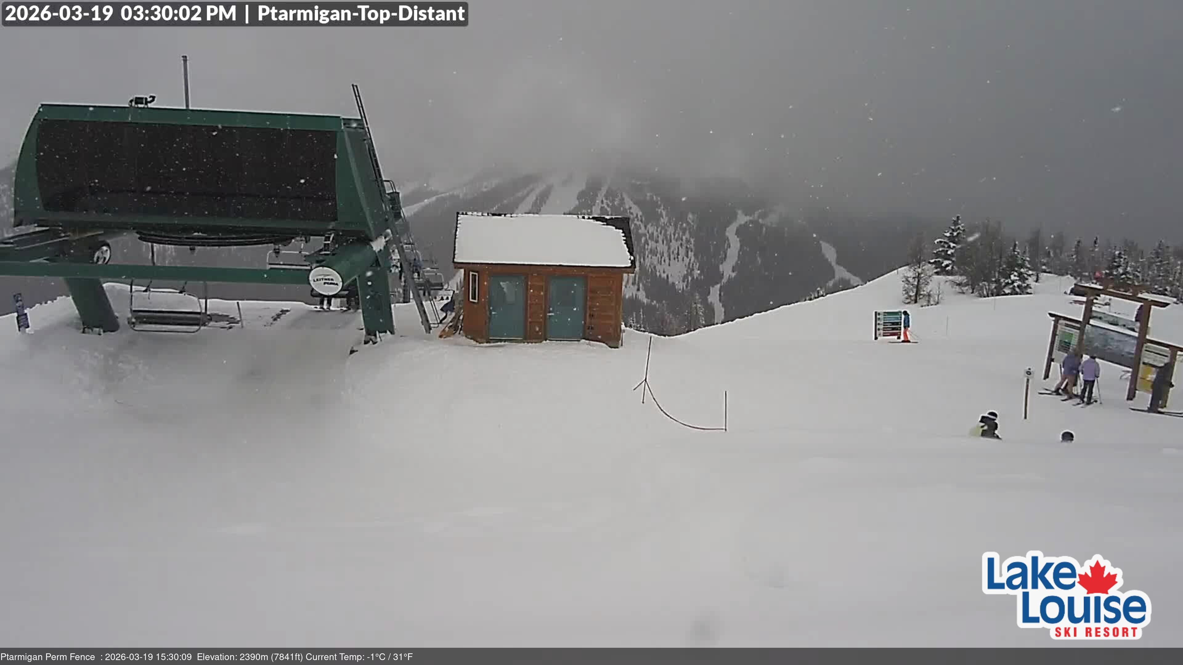 Archived image Webcam Outlook Chateau Lake Louise