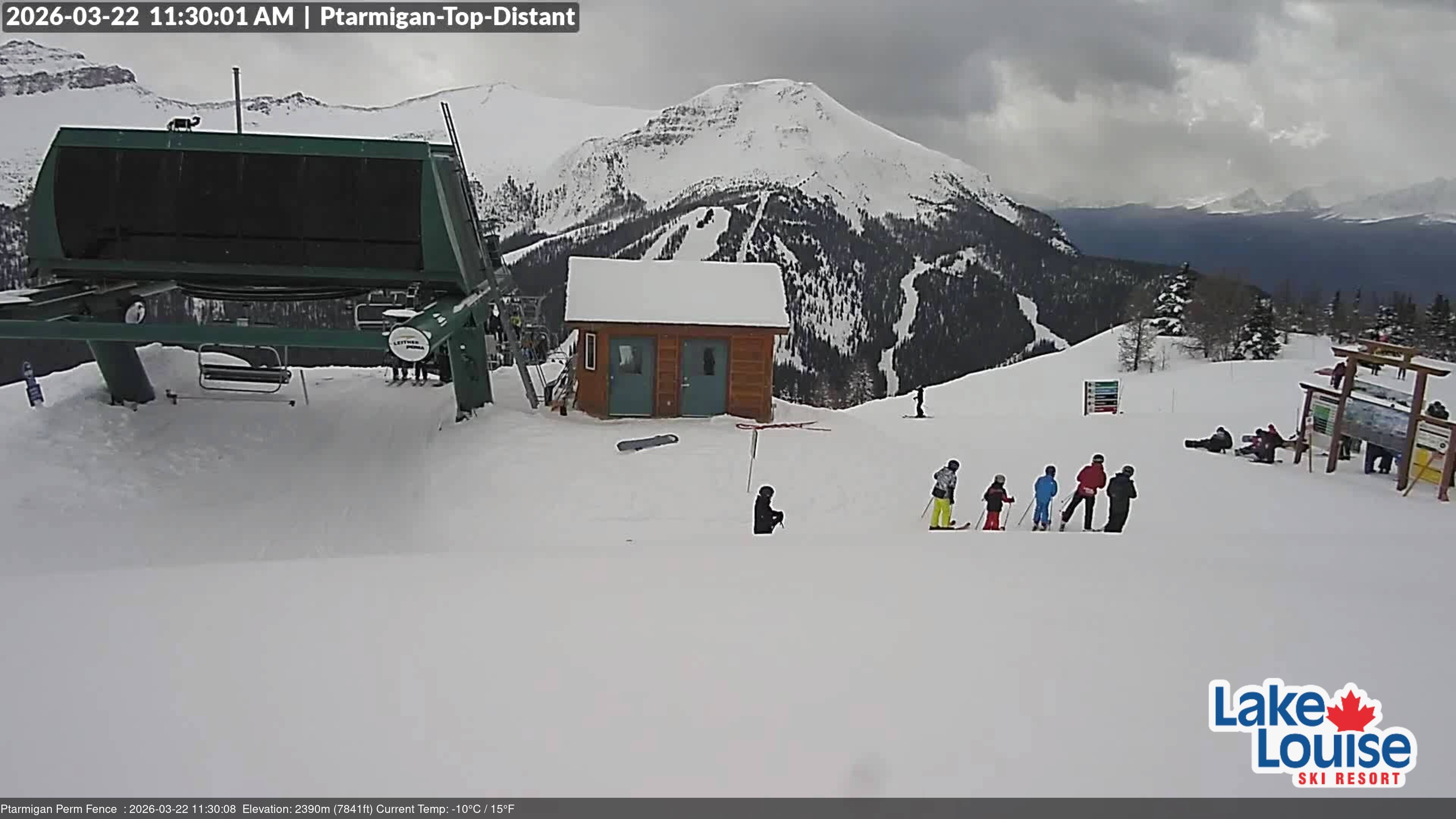 Archived image Webcam Outlook Chateau Lake Louise