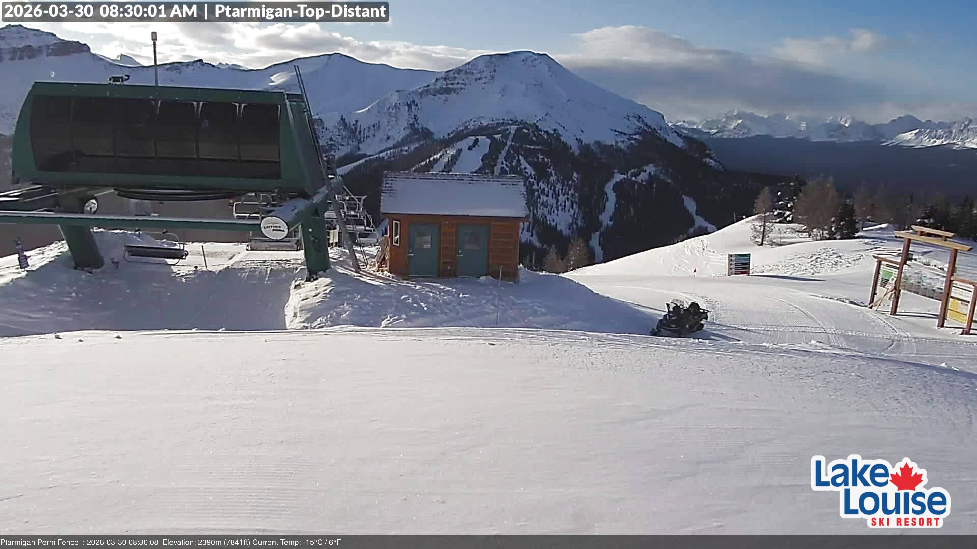 Archiv Foto Webcam Ausblick Chateau Lake Louise