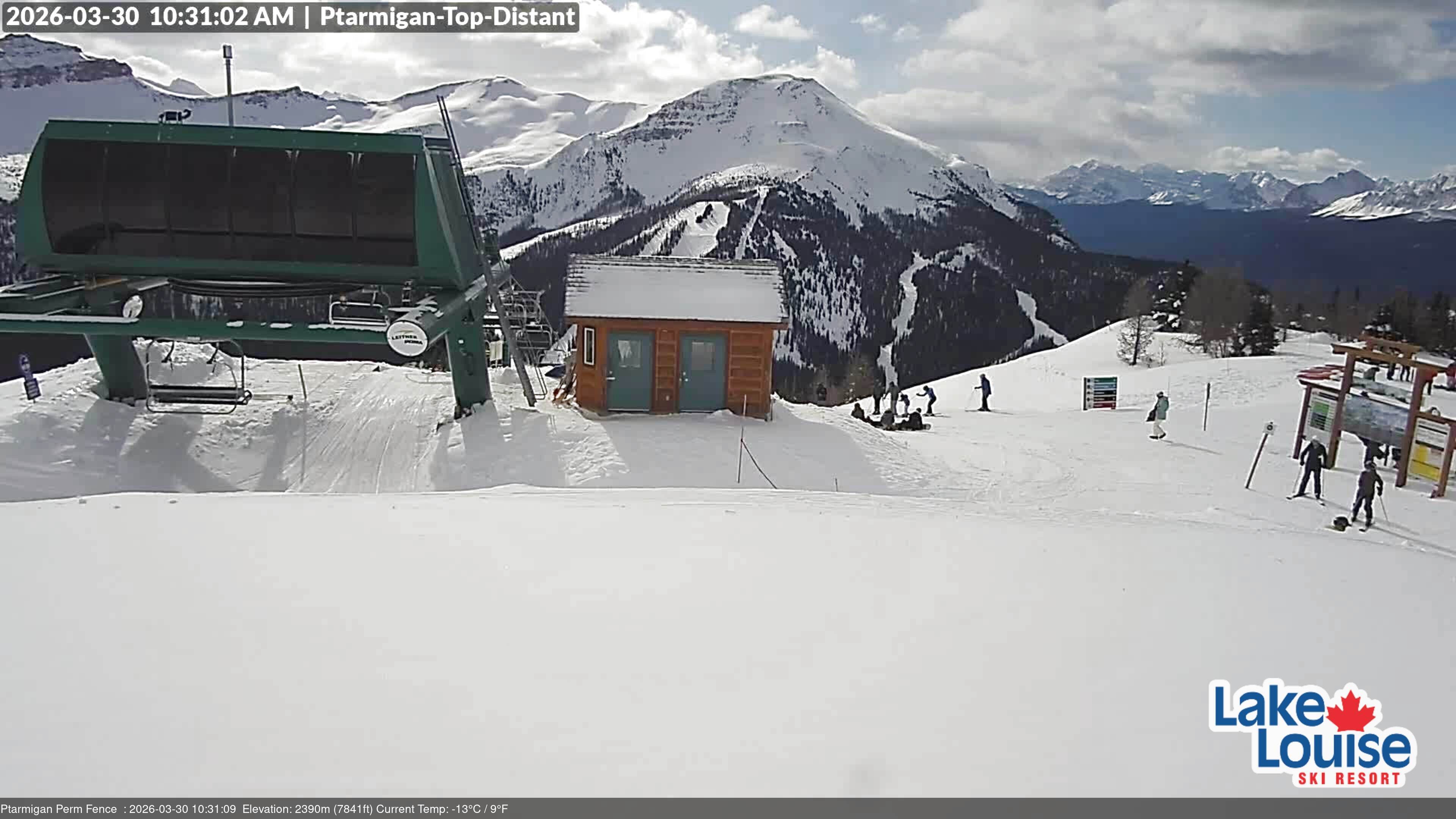 Archiv Foto Webcam Ausblick Chateau Lake Louise