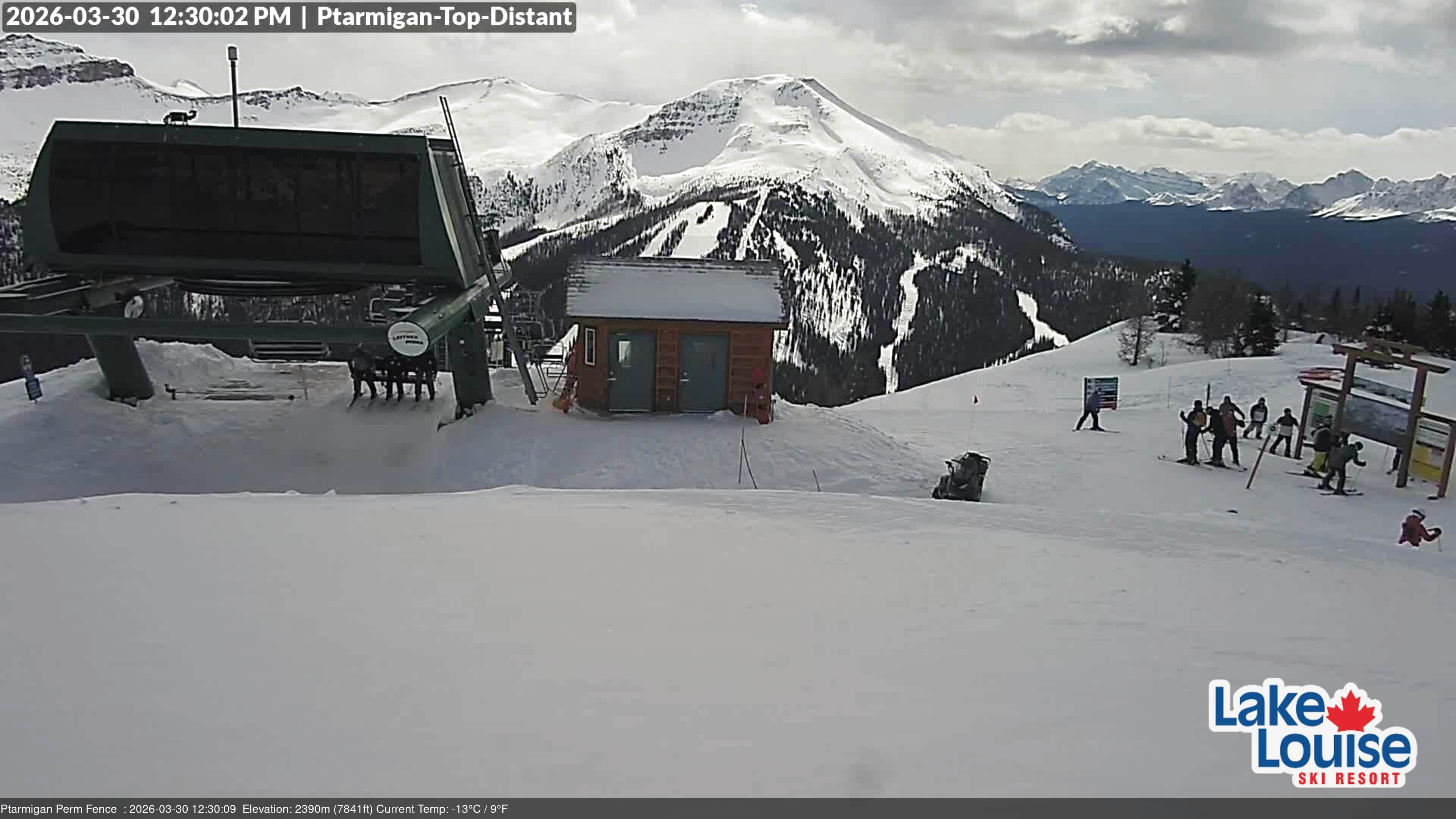 Archiv Foto Webcam Ausblick Chateau Lake Louise