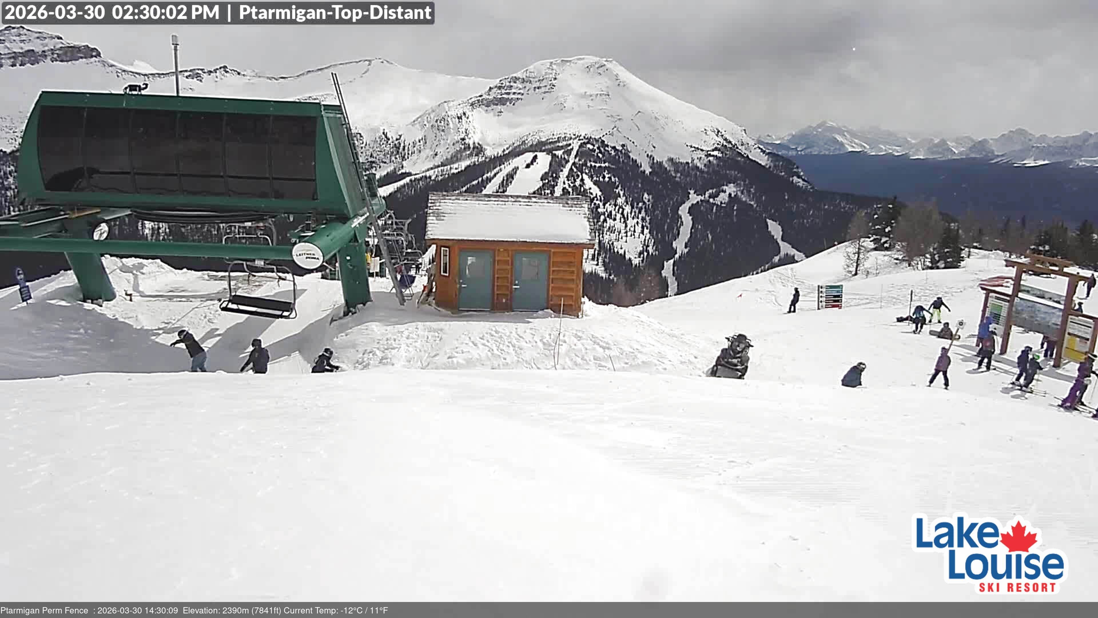 Archiv Foto Webcam Ausblick Chateau Lake Louise