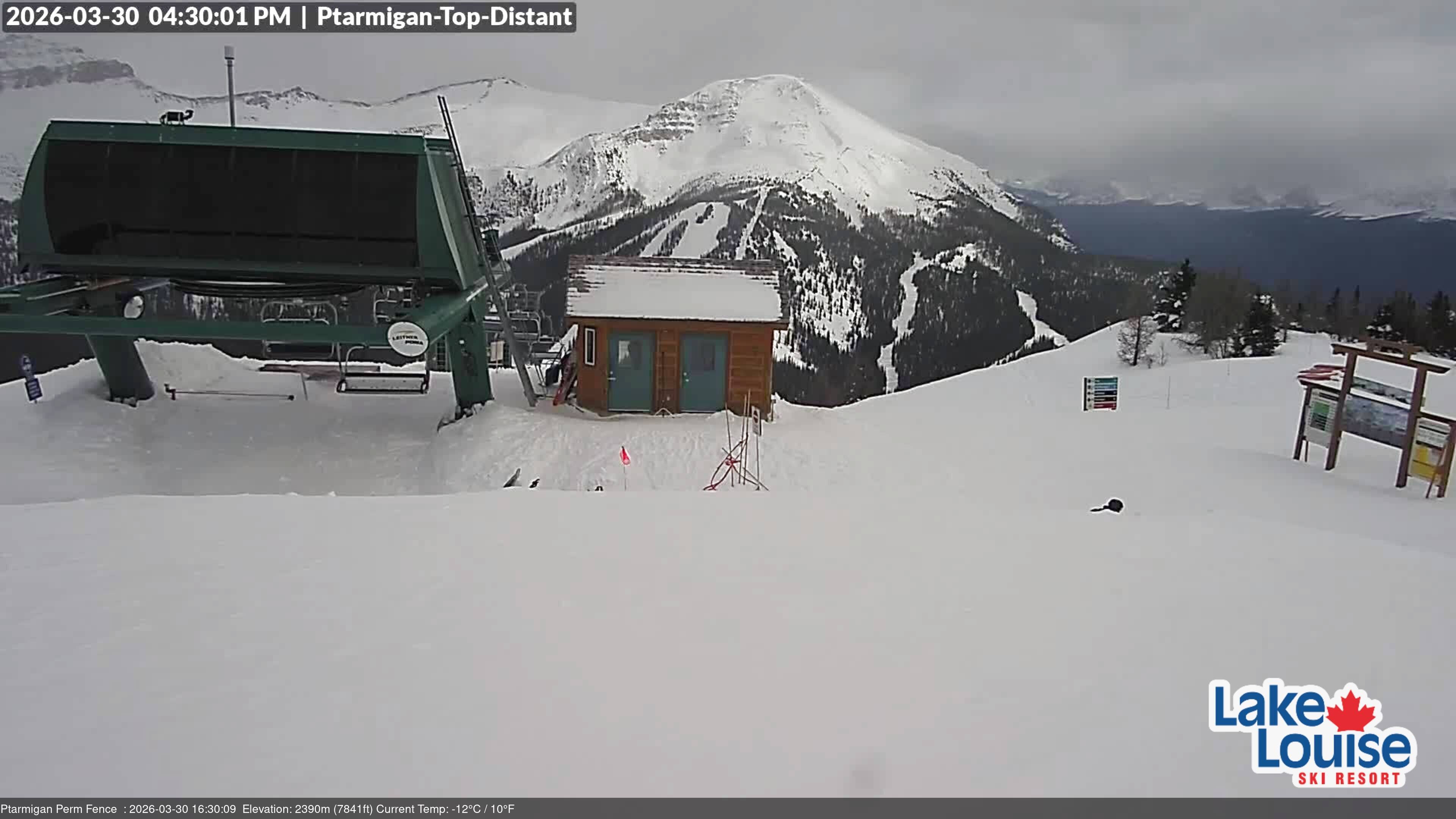 Archiv Foto Webcam Ausblick Chateau Lake Louise