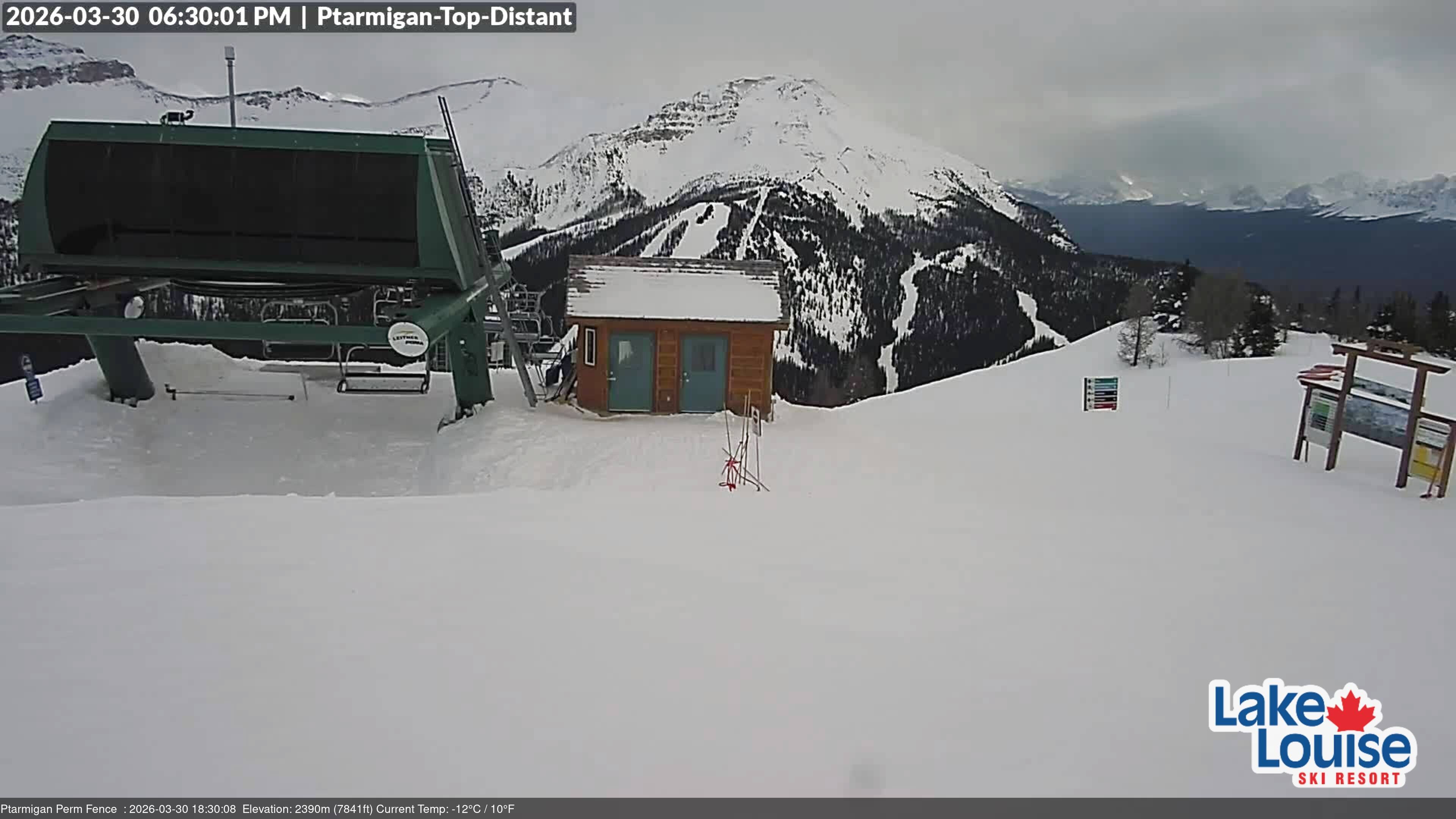 Archiv Foto Webcam Ausblick Chateau Lake Louise