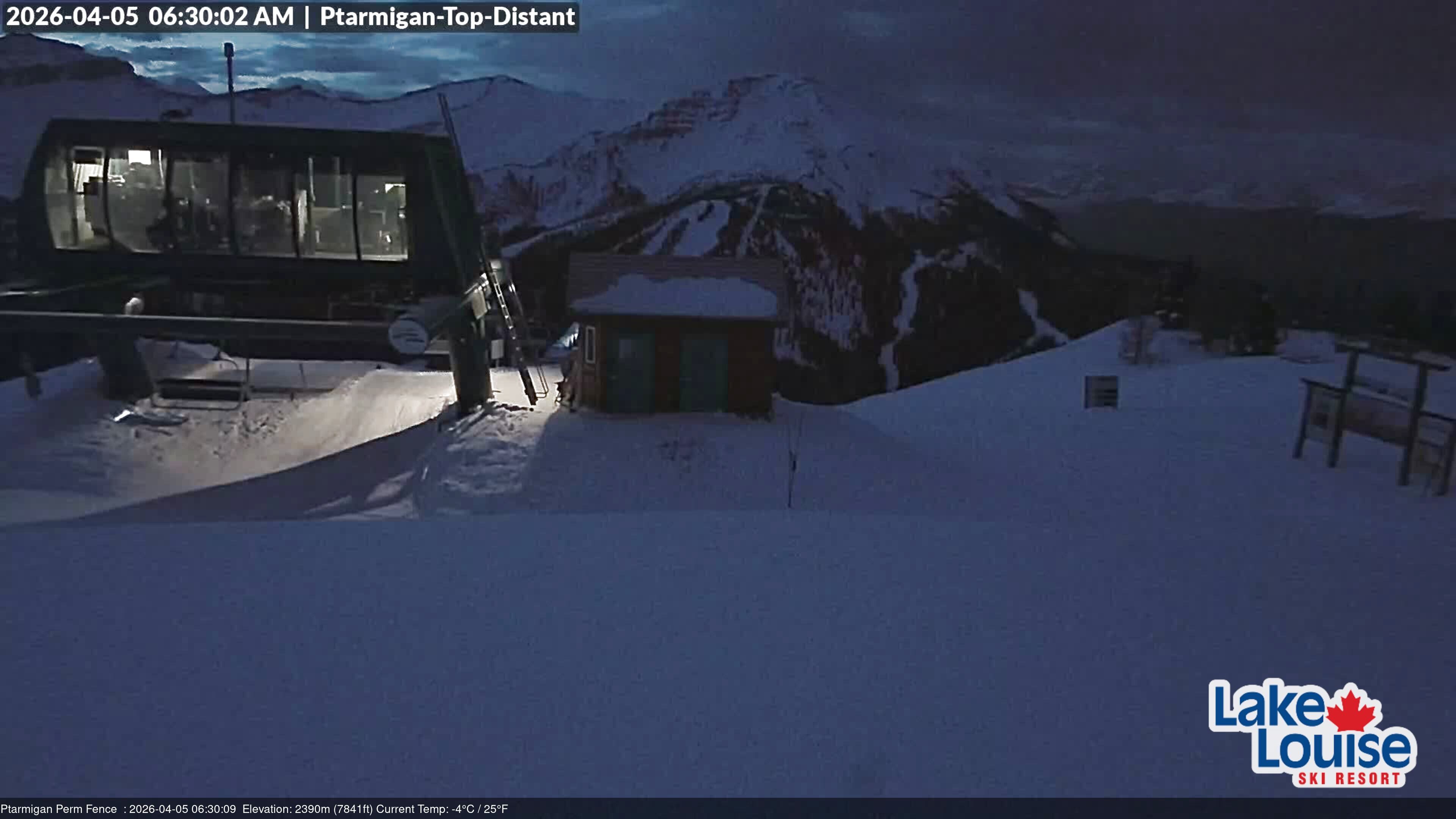 Archiv Foto Webcam Ausblick Chateau Lake Louise