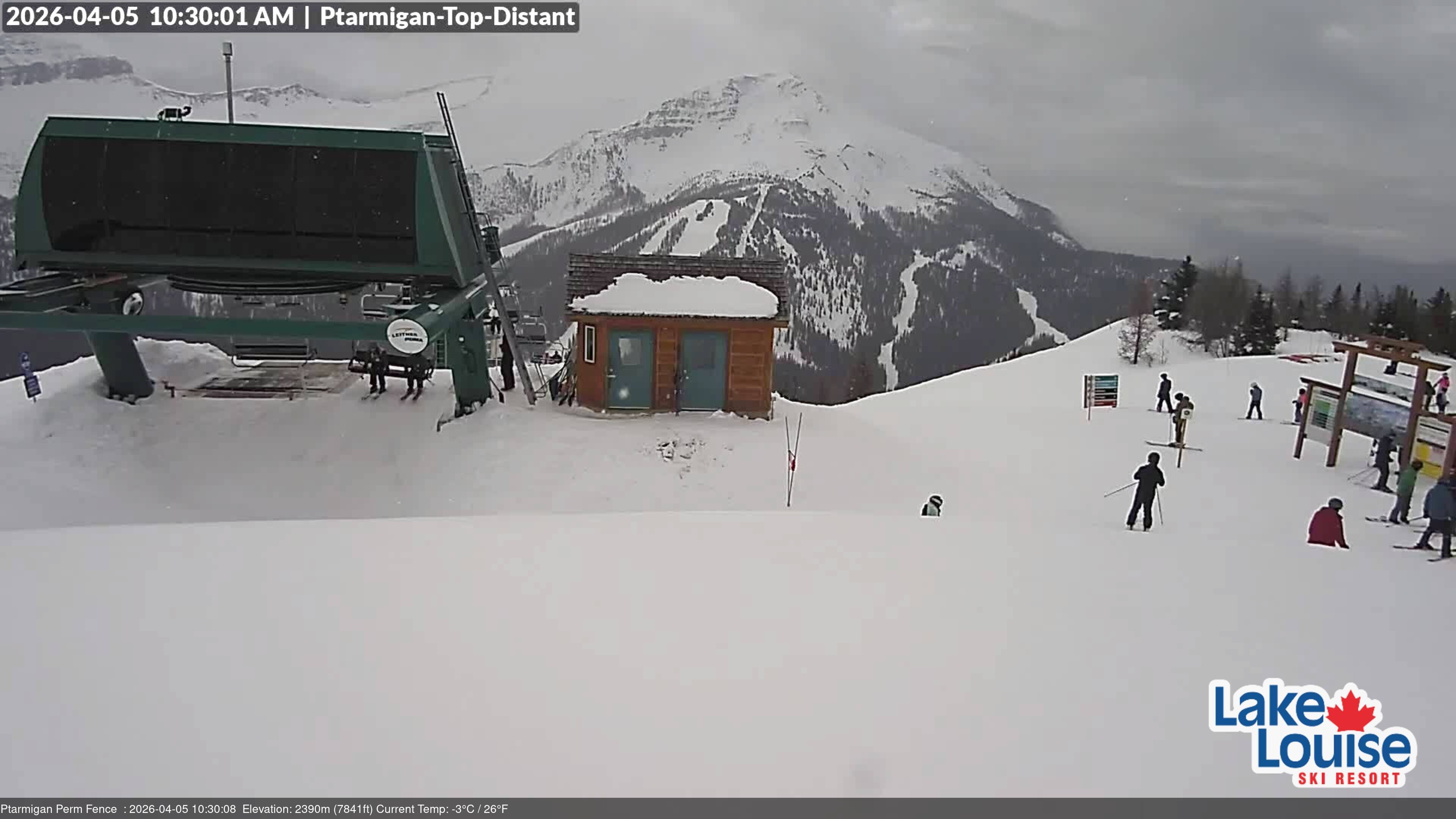 Archiv Foto Webcam Ausblick Chateau Lake Louise