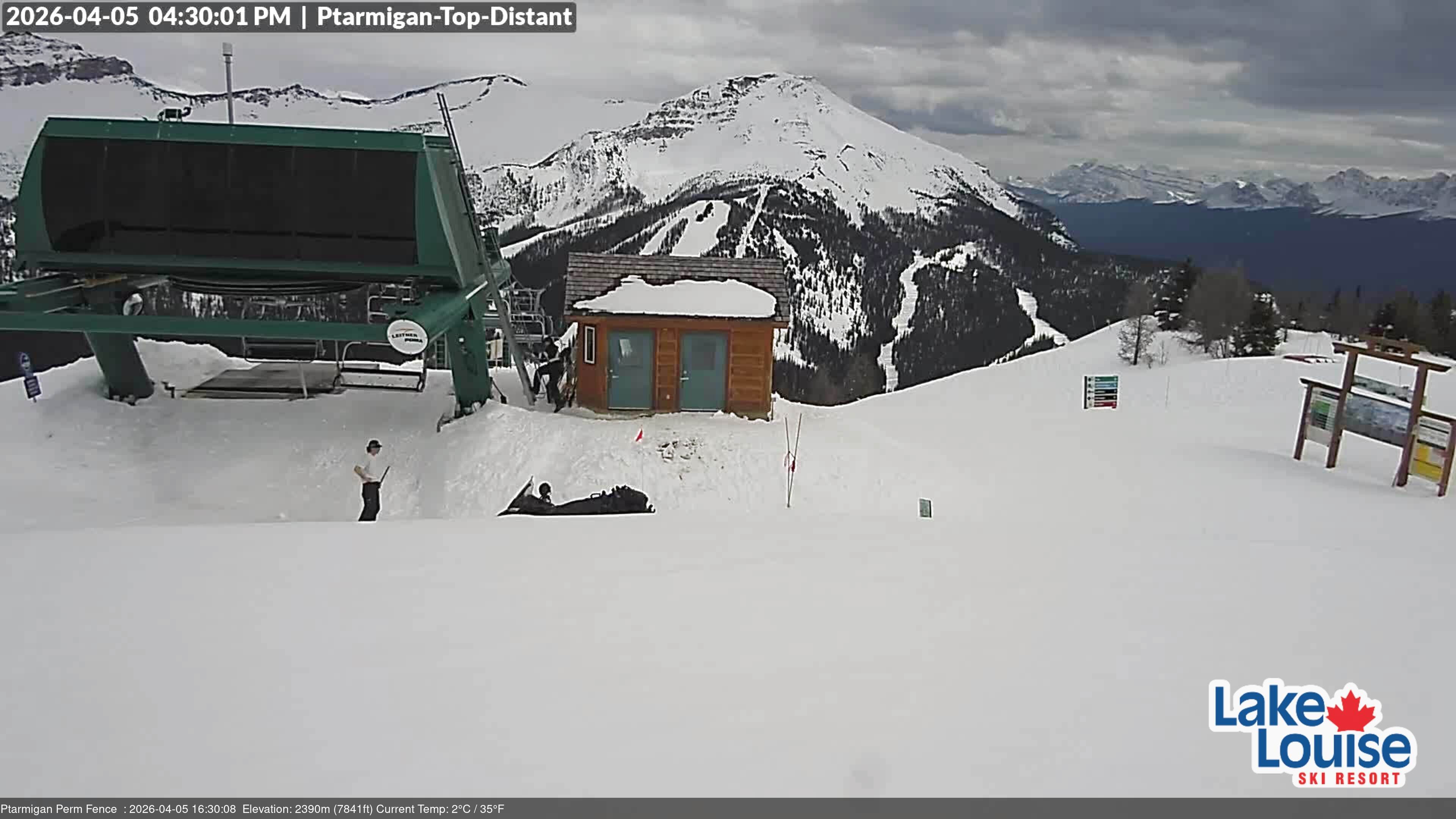 Archiv Foto Webcam Ausblick Chateau Lake Louise
