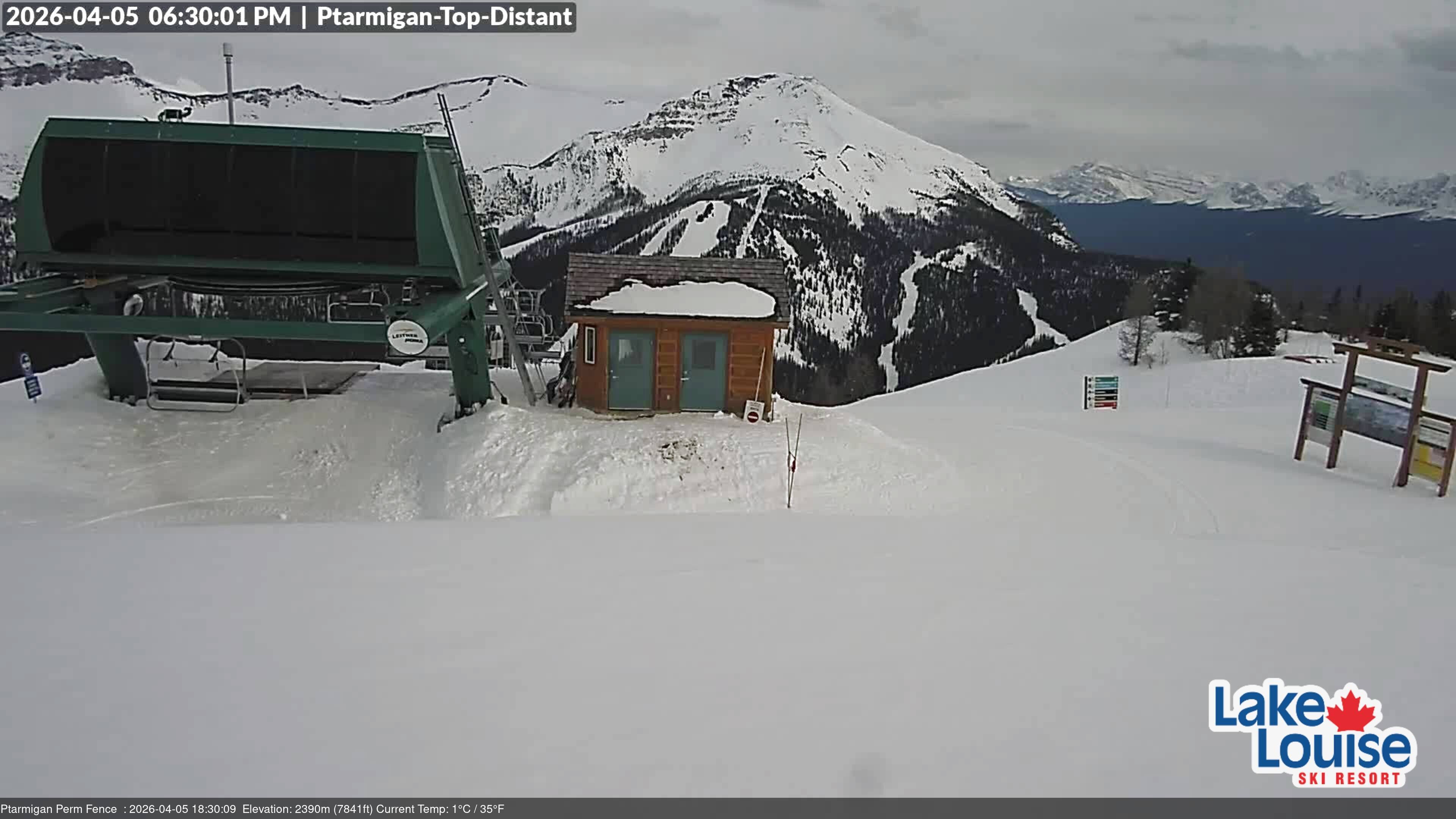 Archiv Foto Webcam Ausblick Chateau Lake Louise