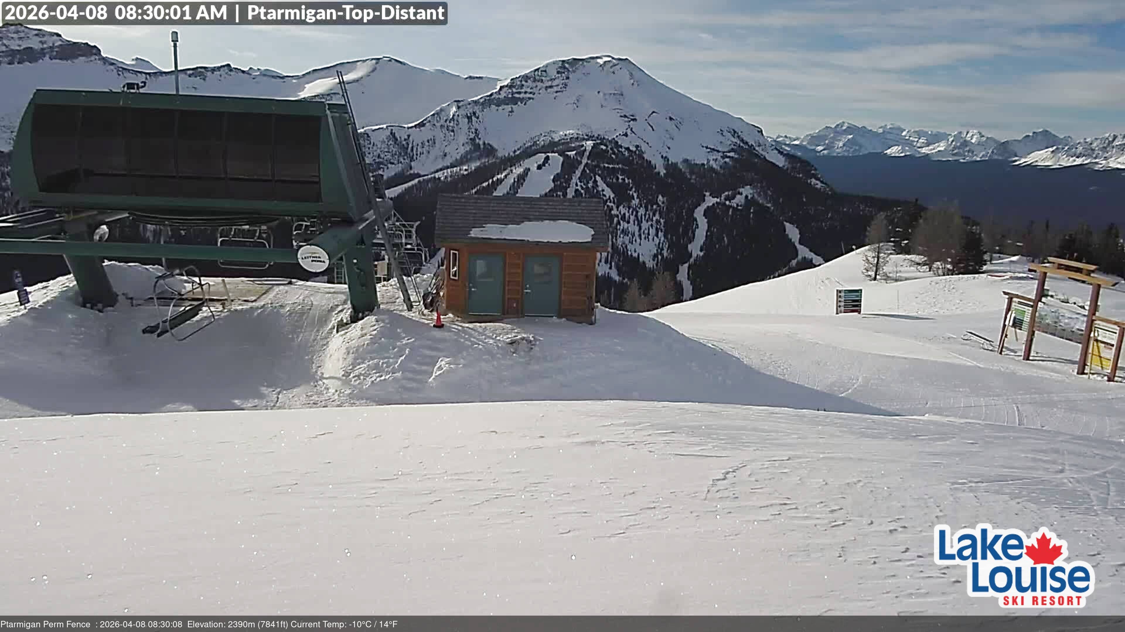 Archived image Webcam Outlook Chateau Lake Louise
