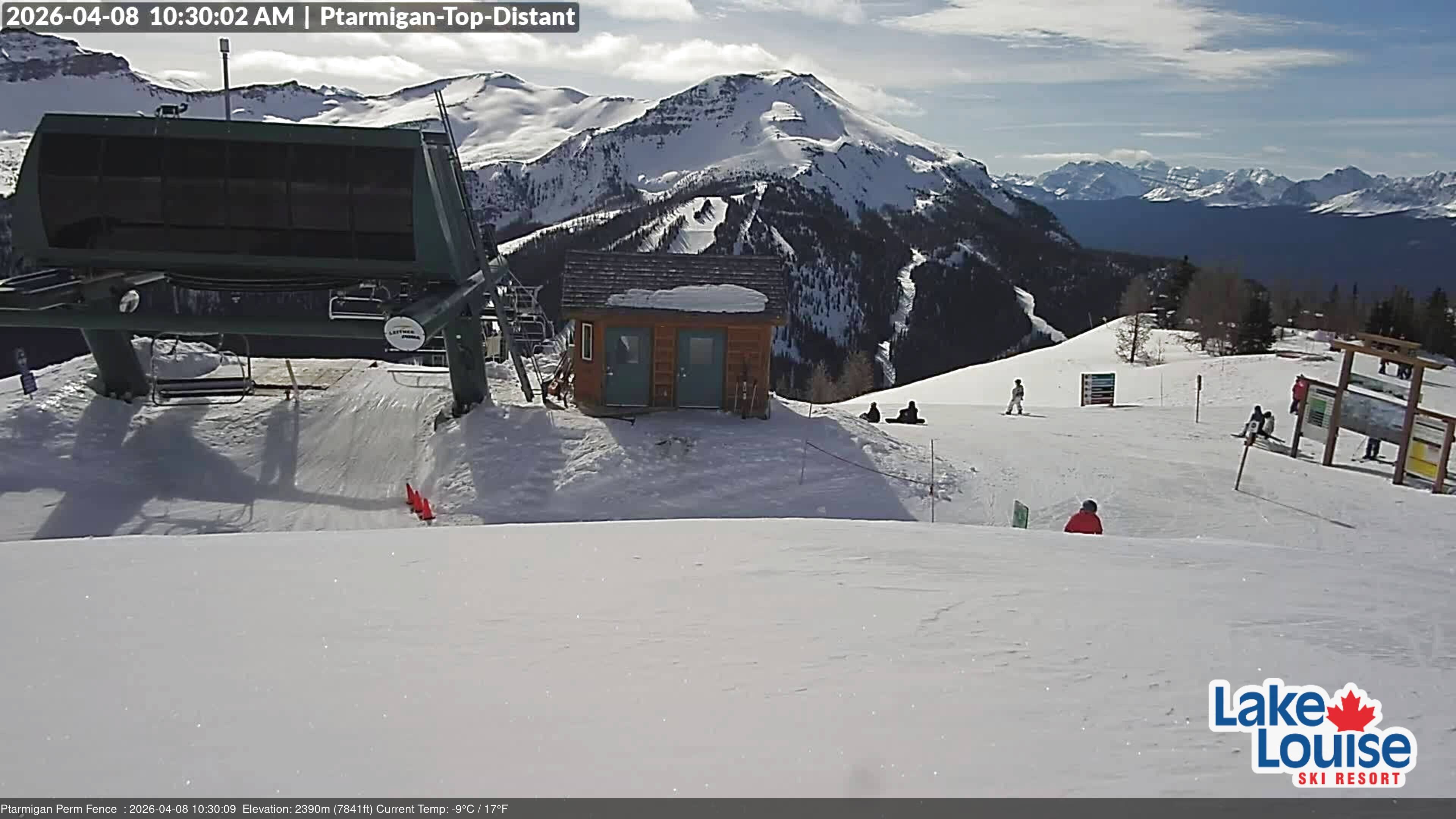 Archived image Webcam Outlook Chateau Lake Louise