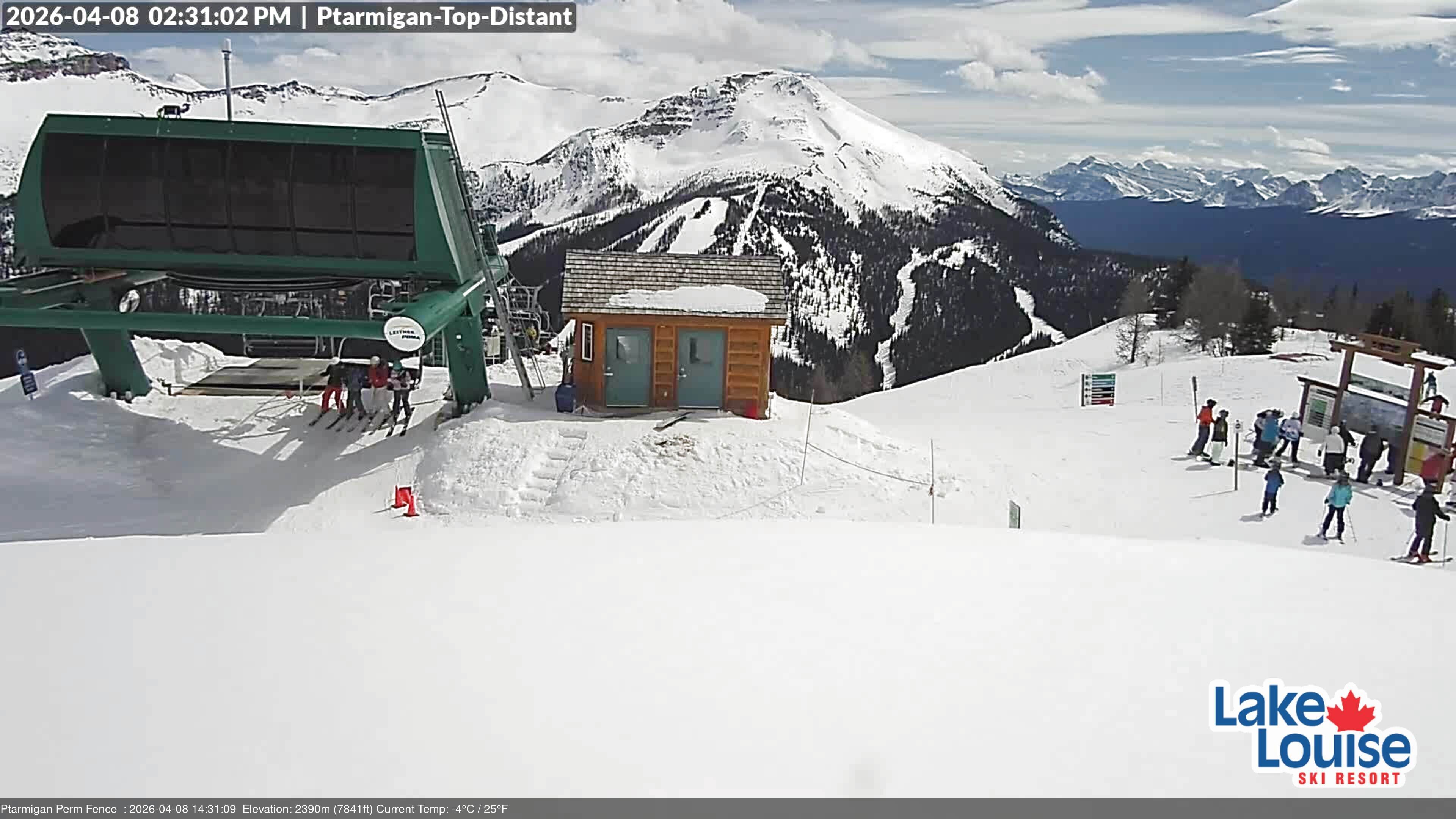 Archived image Webcam Outlook Chateau Lake Louise