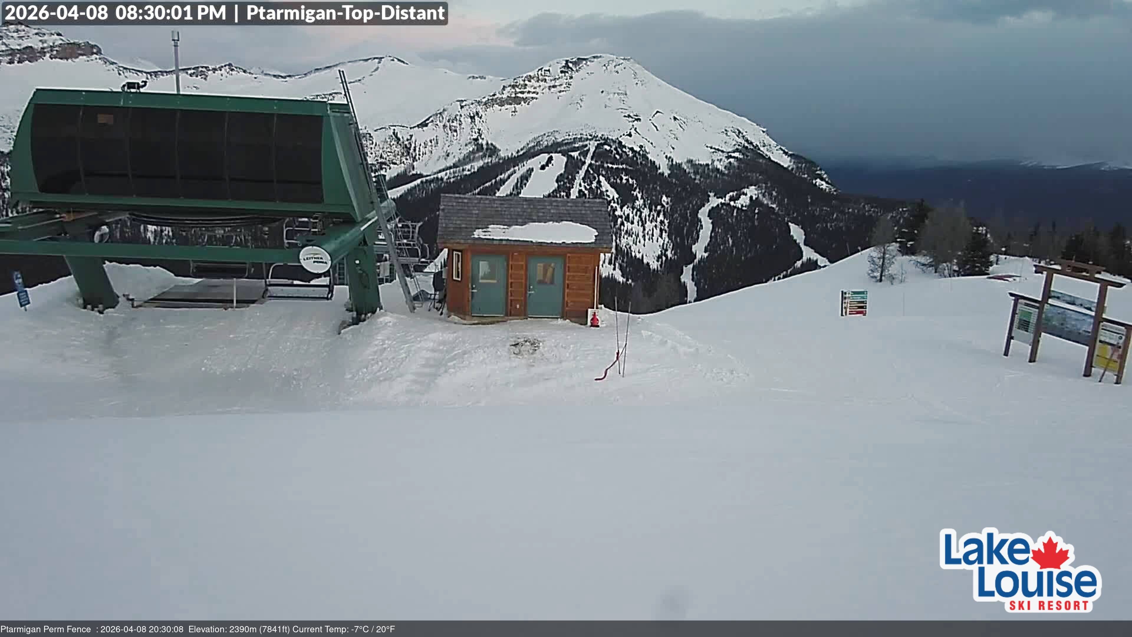 Archived image Webcam Outlook Chateau Lake Louise