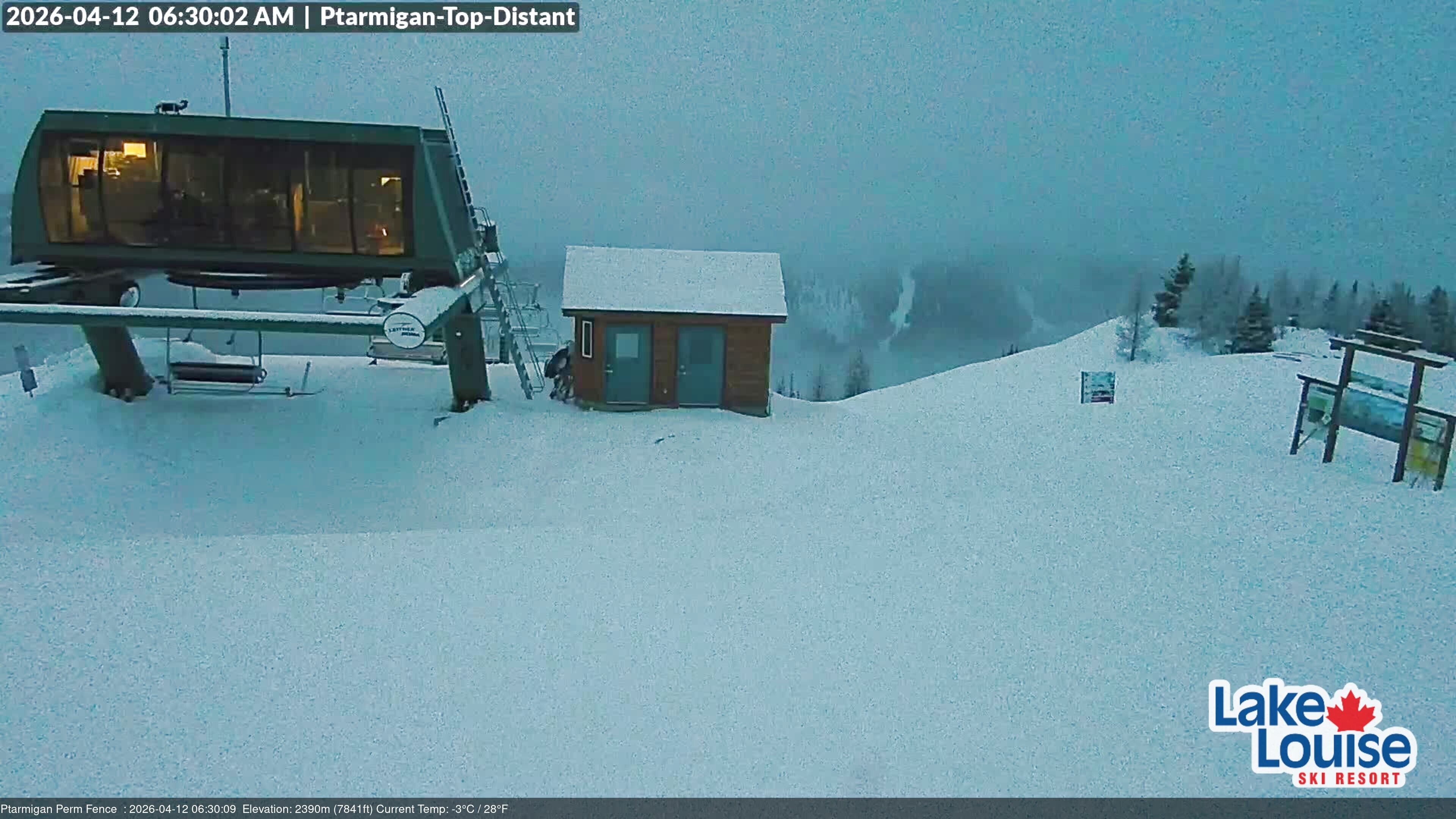 Archived image Webcam Outlook Chateau Lake Louise