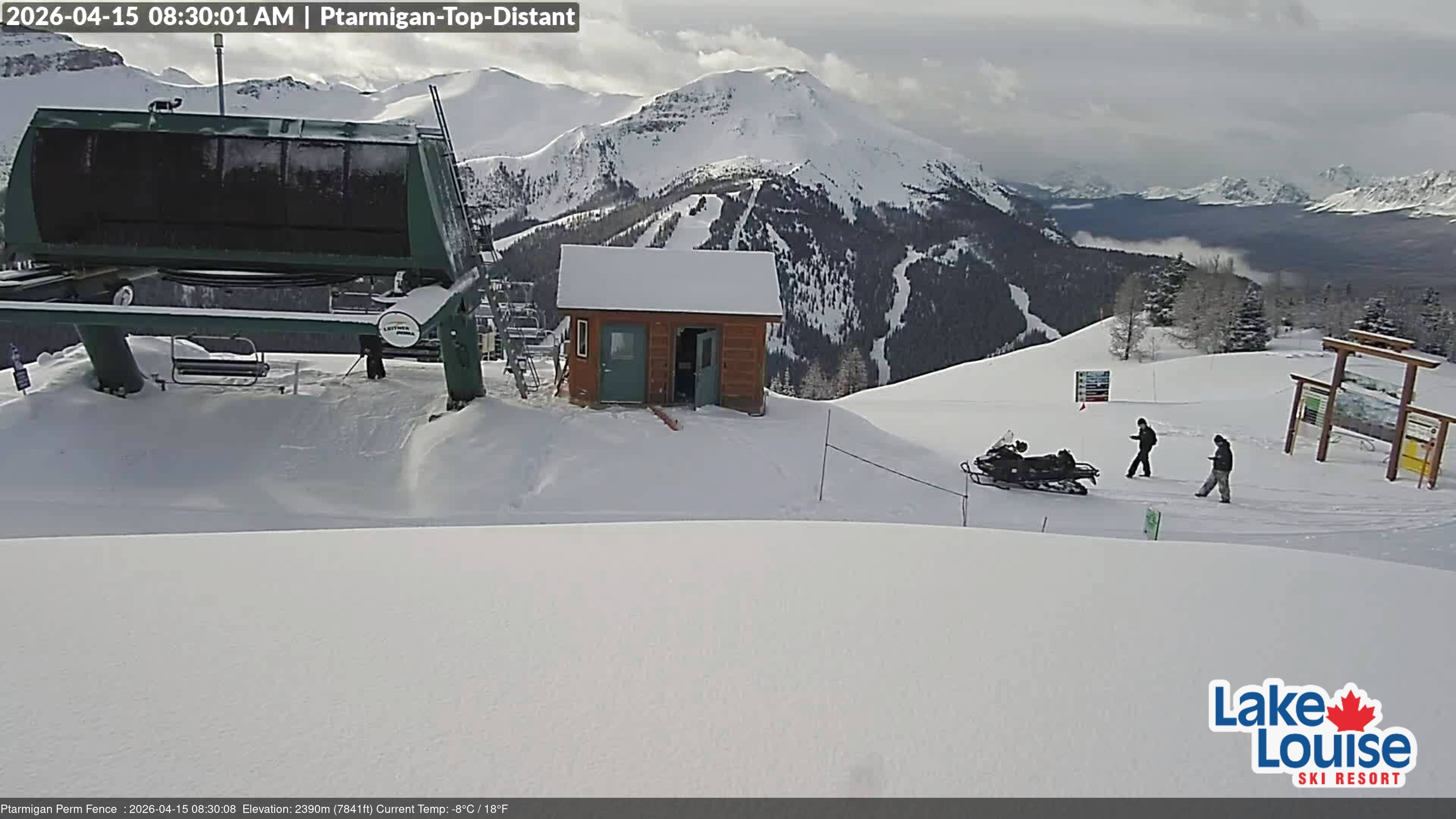 Archived image Webcam Outlook Chateau Lake Louise