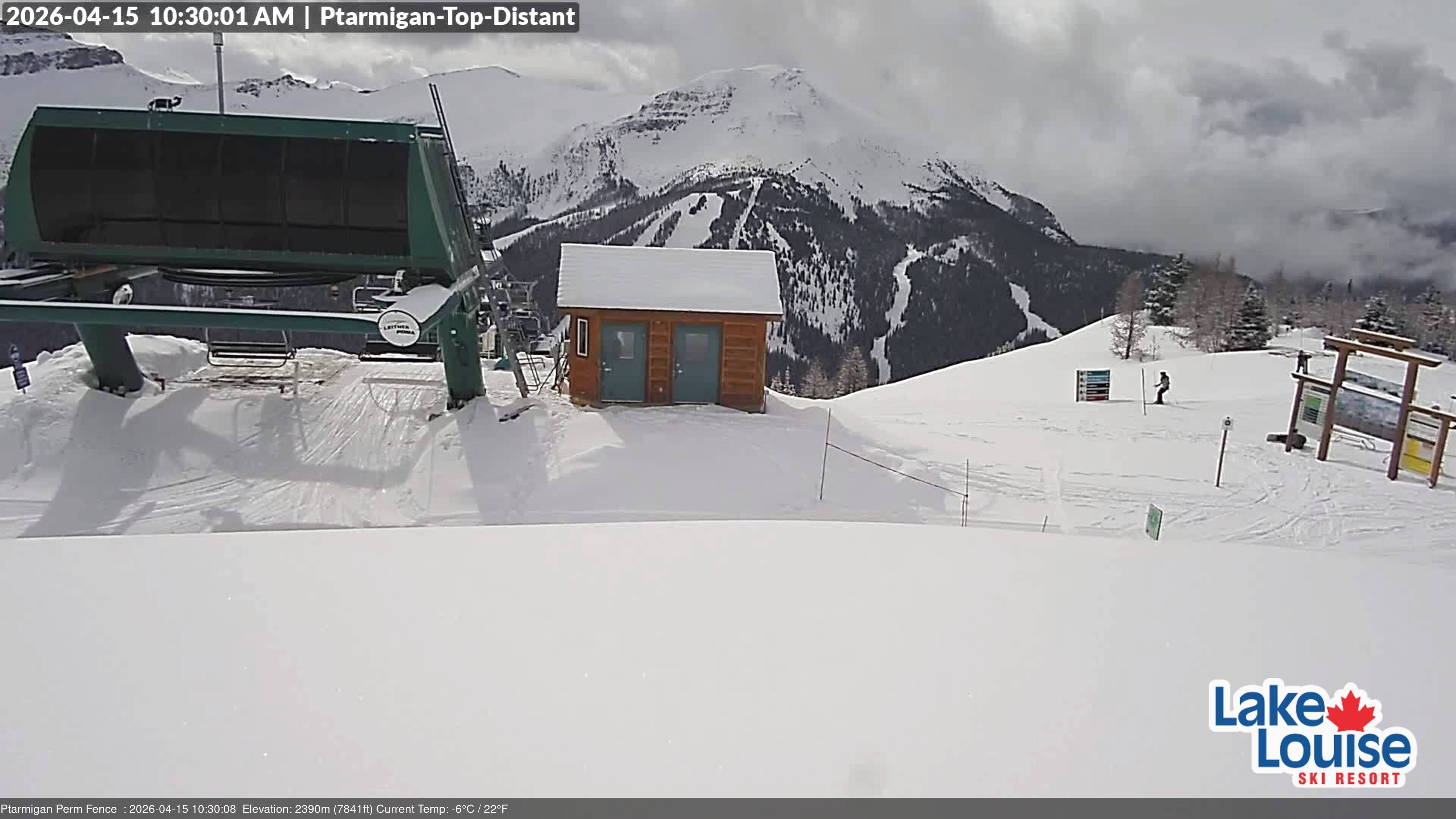 Archived image Webcam Outlook Chateau Lake Louise