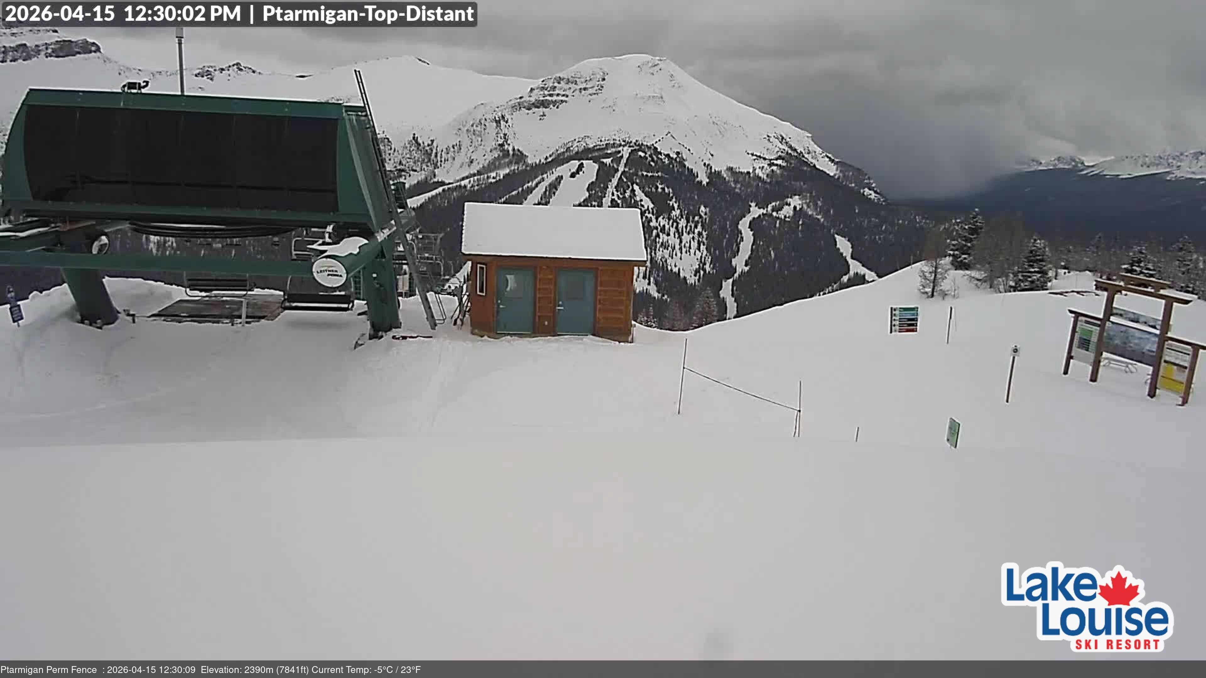 Archived image Webcam Outlook Chateau Lake Louise