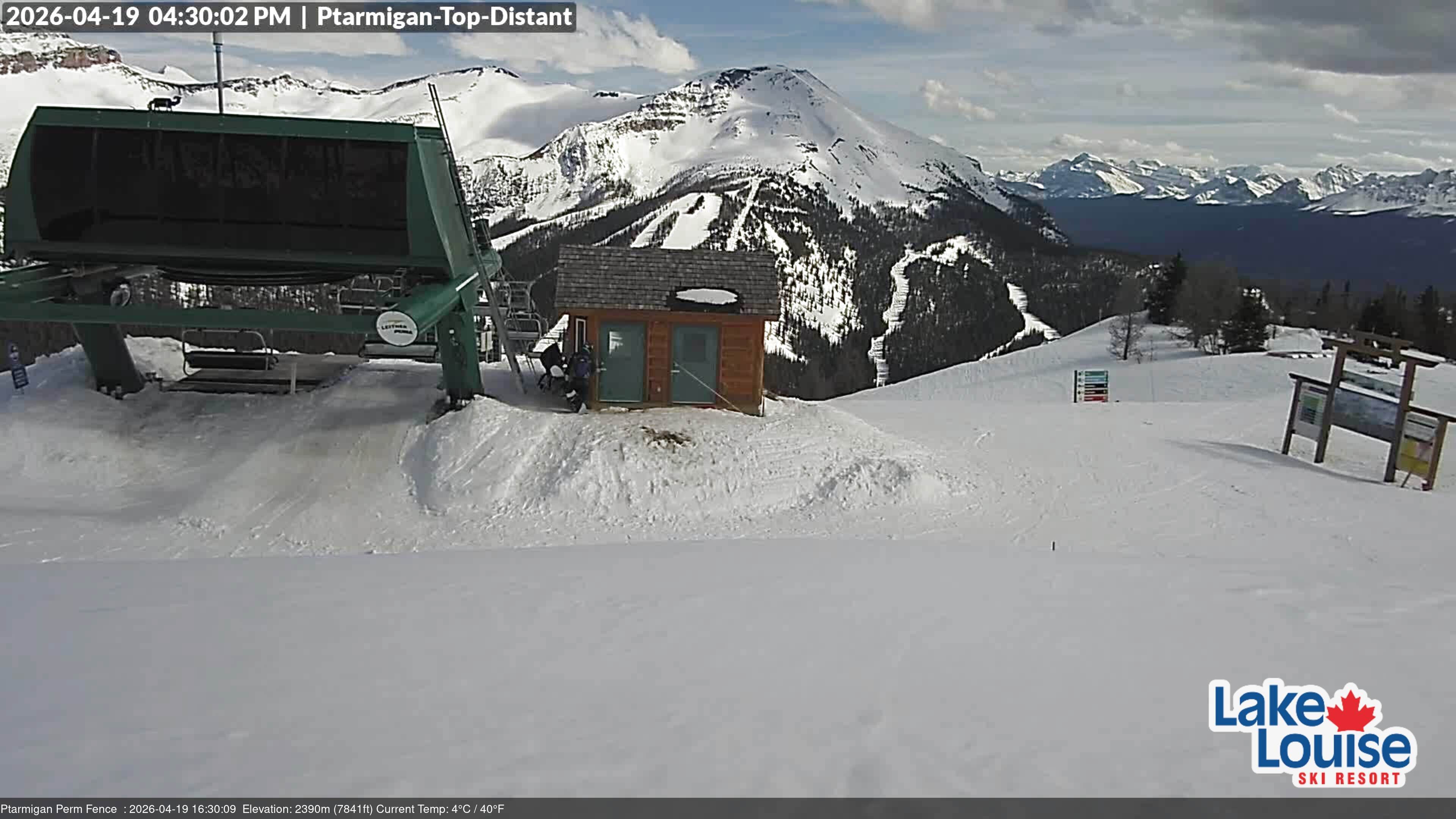 Archived image Webcam Outlook Chateau Lake Louise