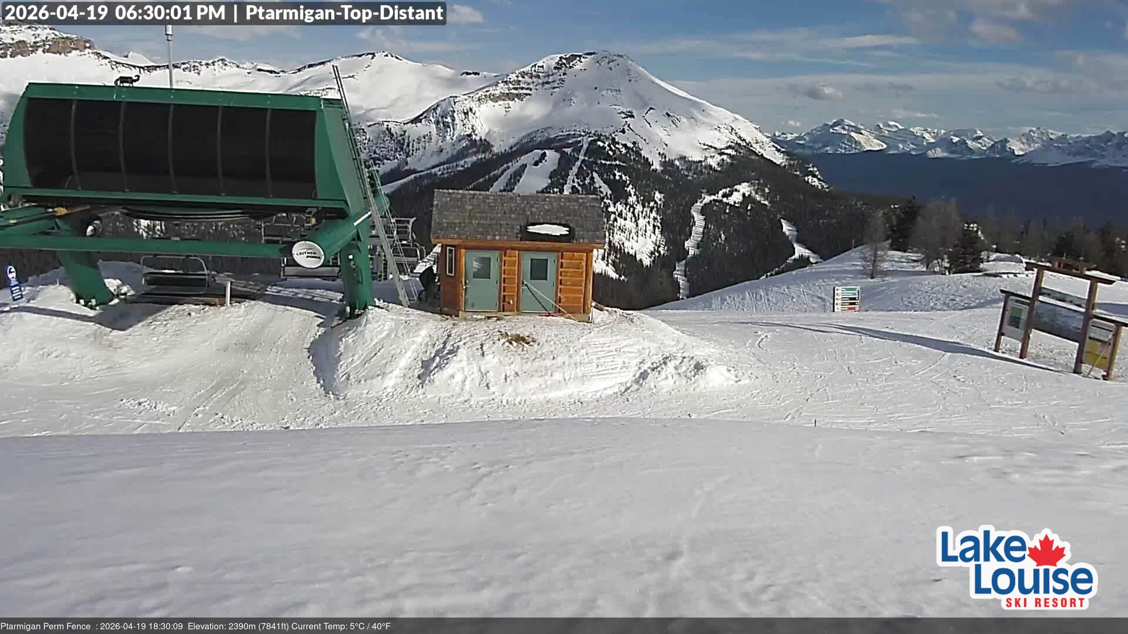 Archiv Foto Webcam Ausblick Chateau Lake Louise