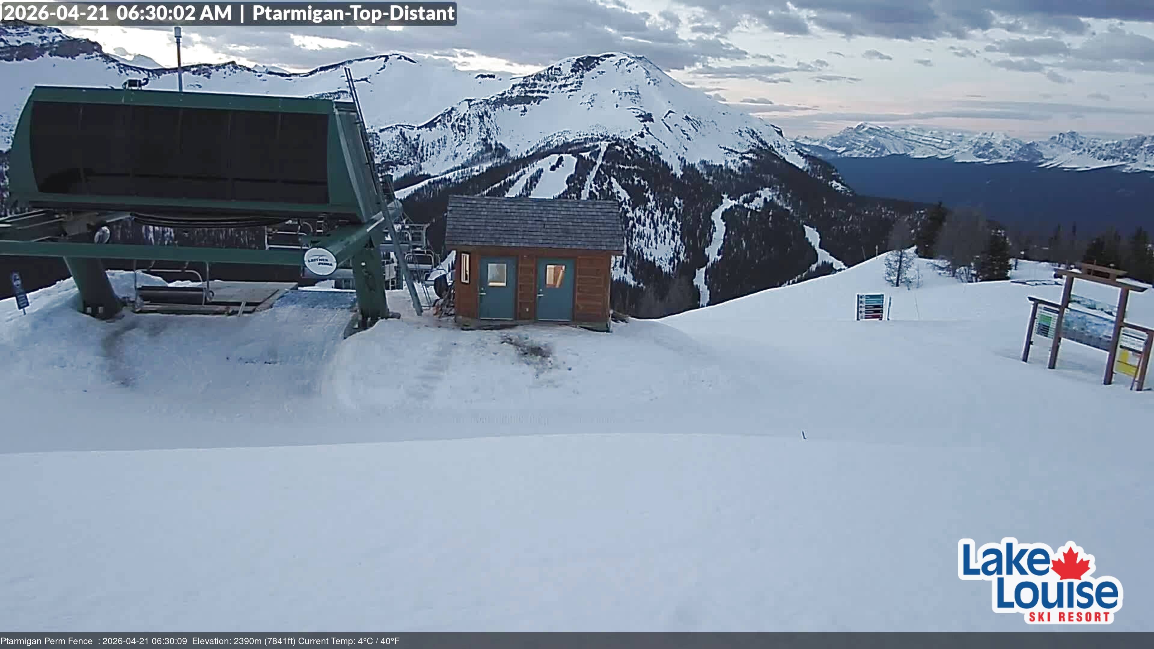 Archiv Foto Webcam Ausblick Chateau Lake Louise