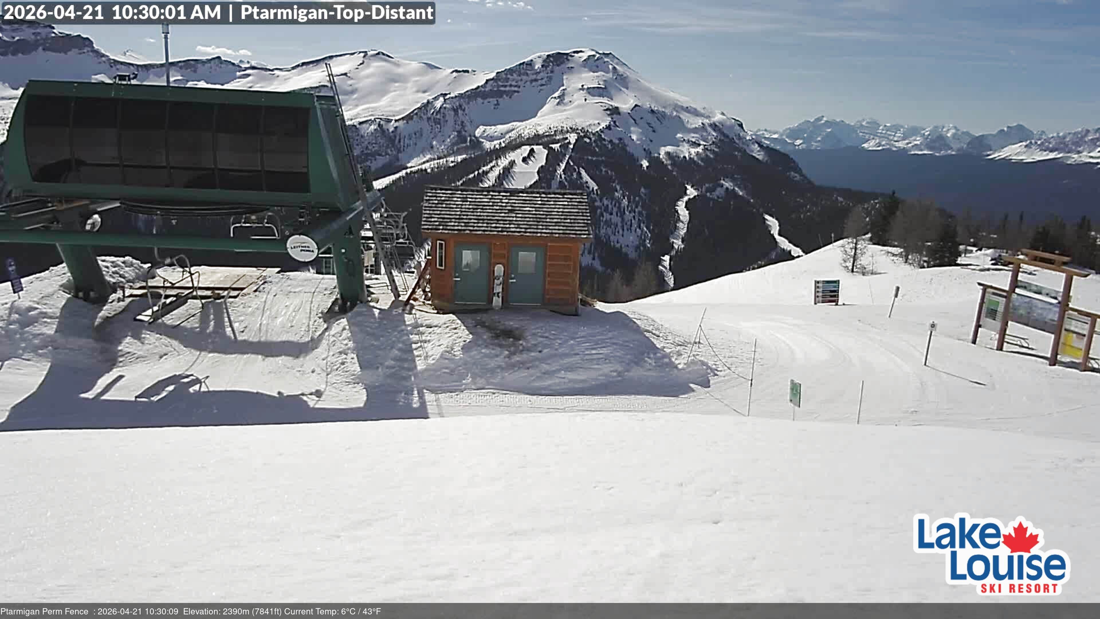 Archiv Foto Webcam Ausblick Chateau Lake Louise