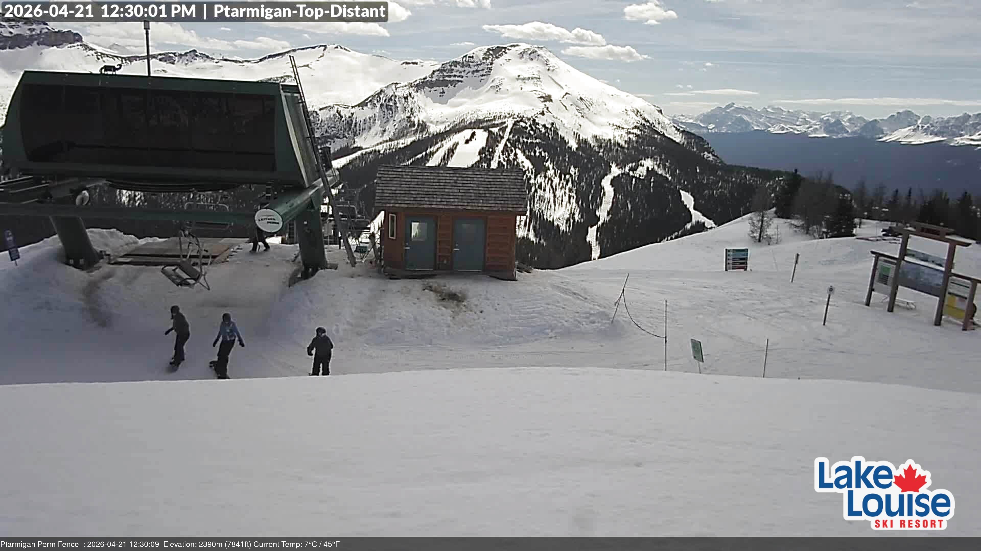 Archiv Foto Webcam Ausblick Chateau Lake Louise