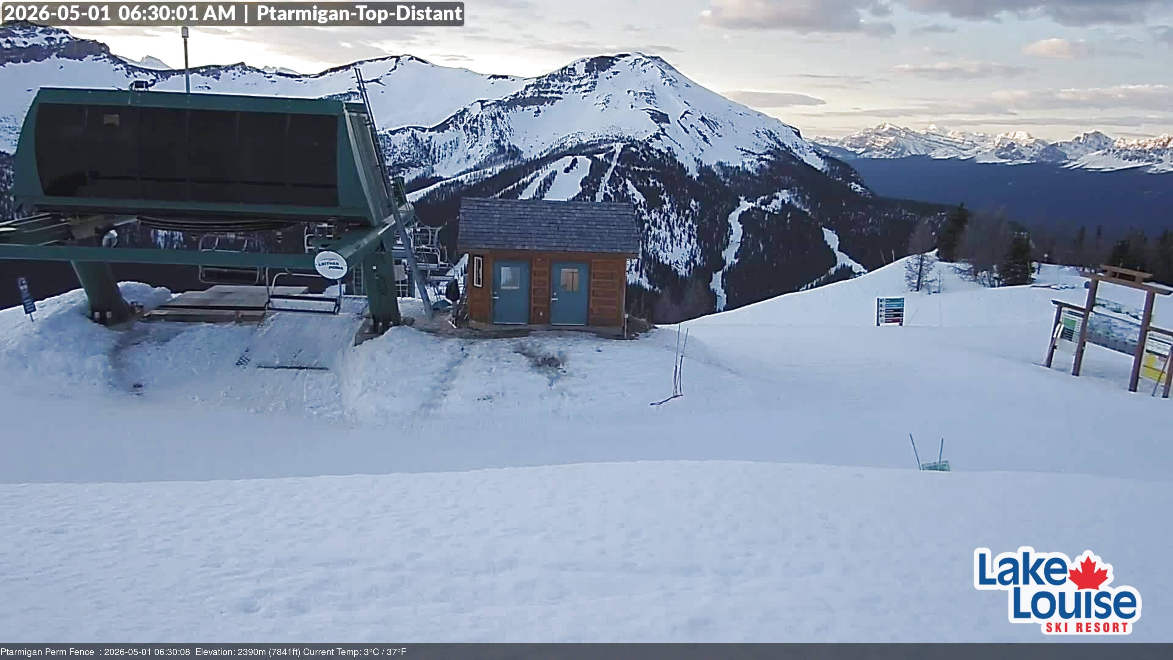 Archived image Webcam Outlook Chateau Lake Louise