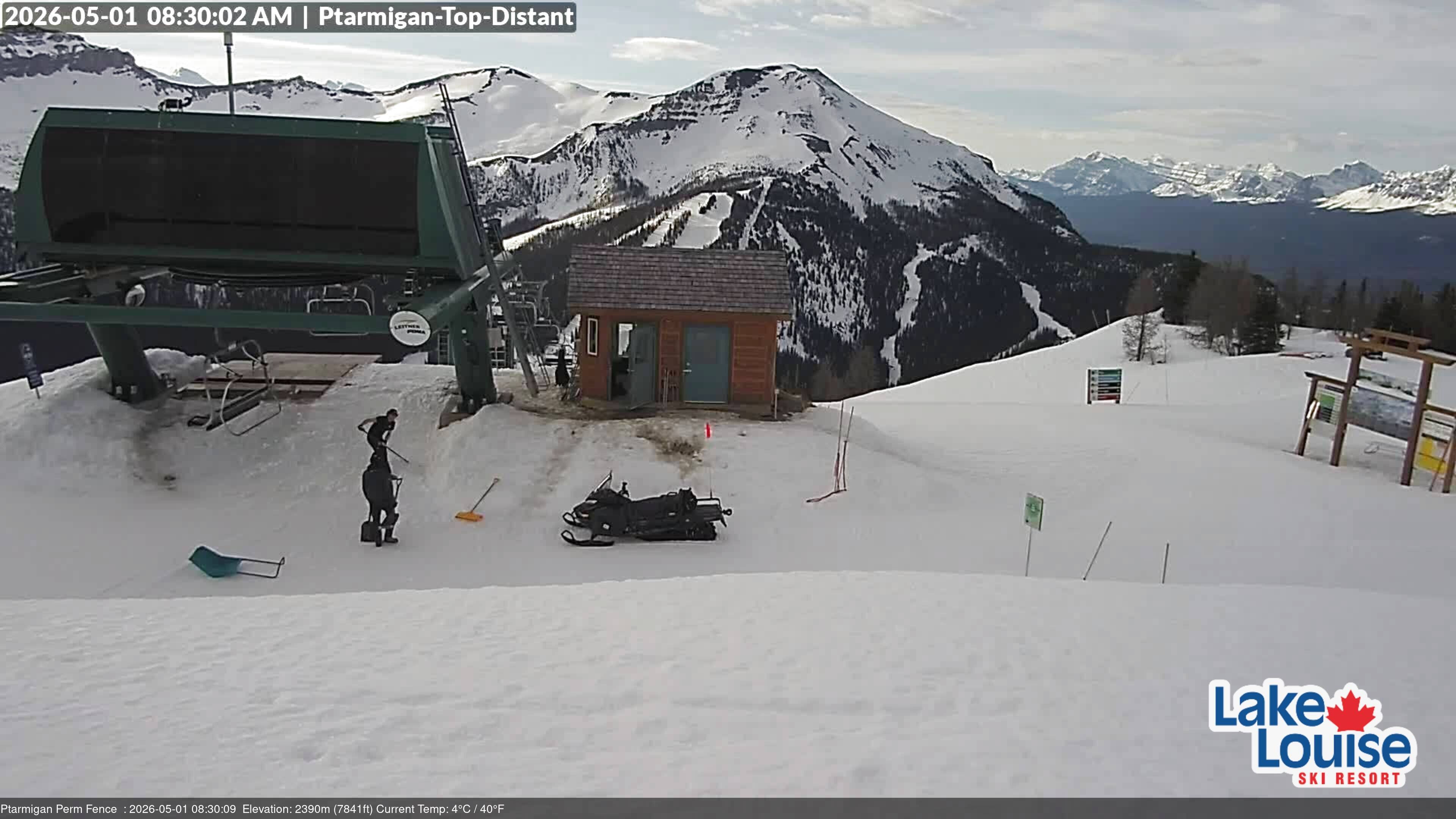 Archived image Webcam Outlook Chateau Lake Louise