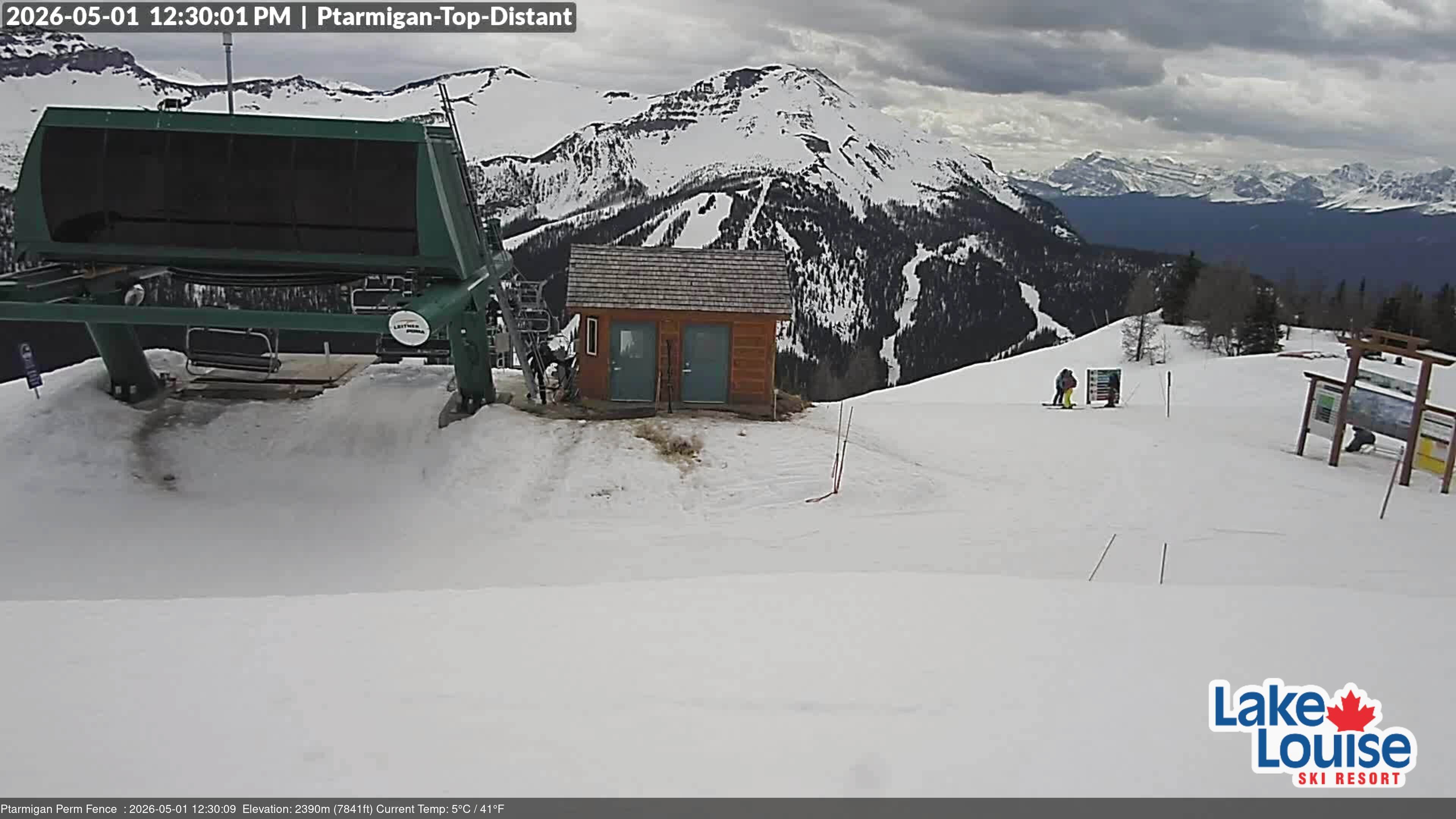 Archived image Webcam Outlook Chateau Lake Louise