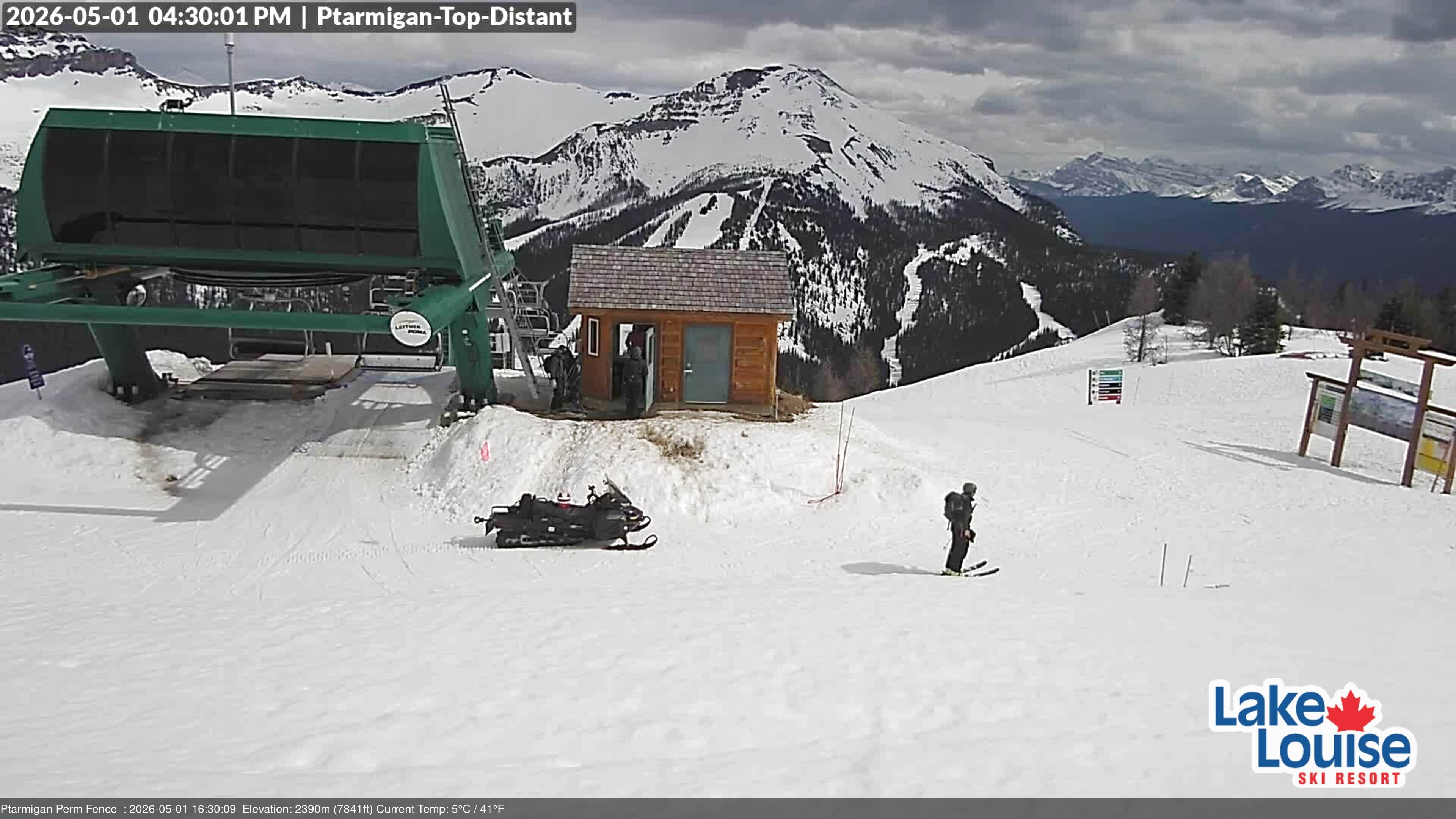 Archiv Foto Webcam Ausblick Chateau Lake Louise