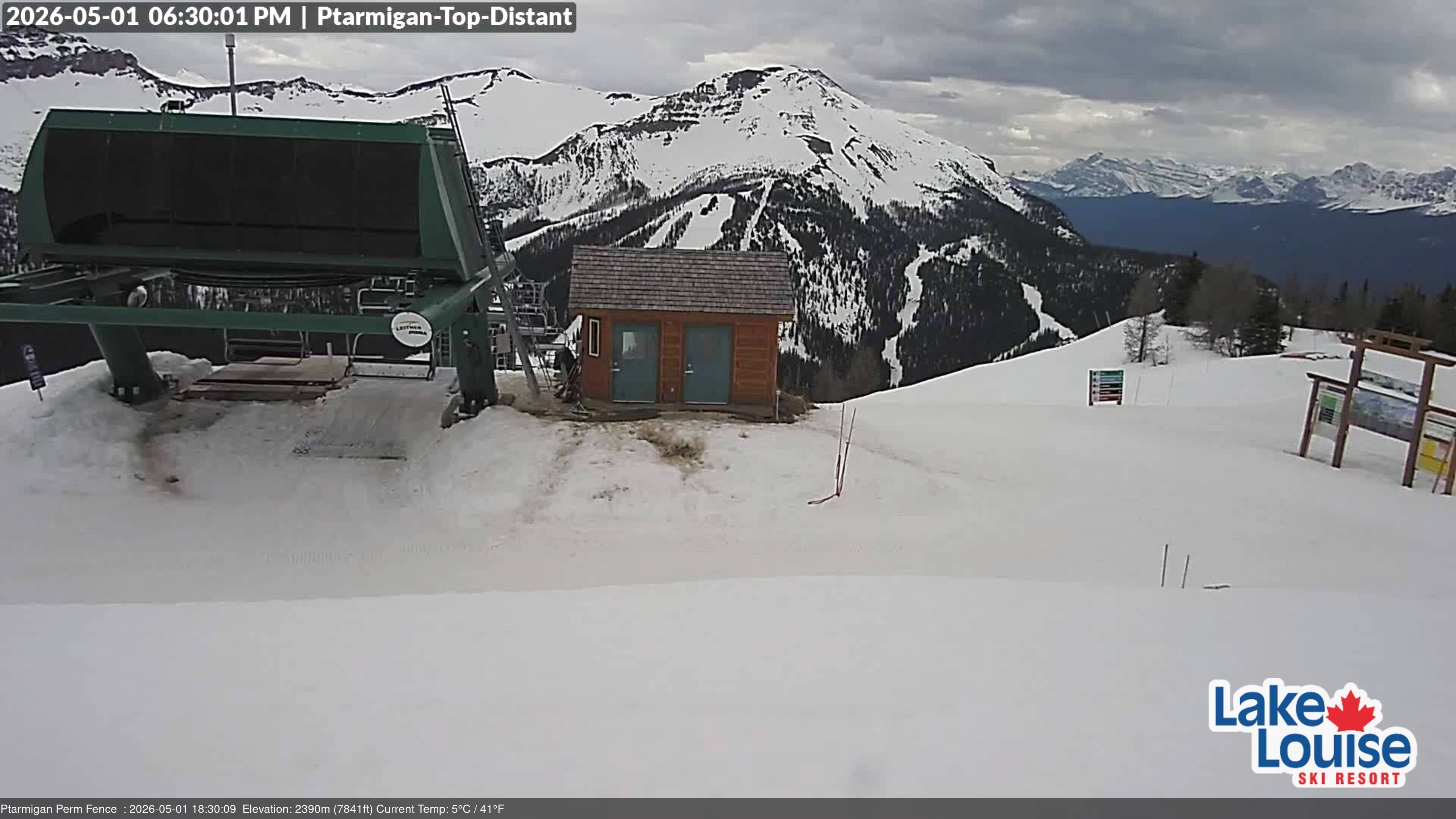 Archiv Foto Webcam Ausblick Chateau Lake Louise