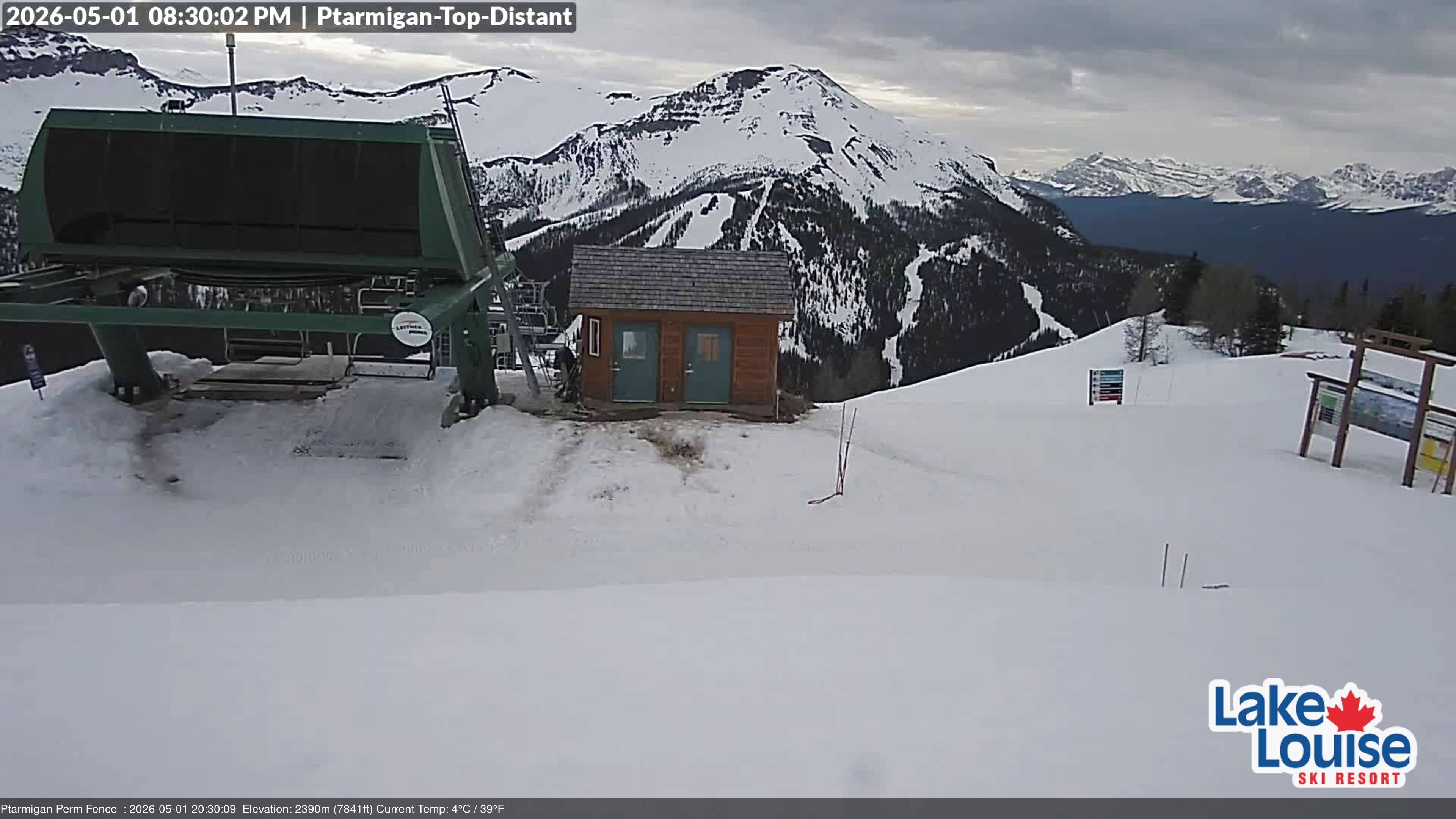 Archiv Foto Webcam Ausblick Chateau Lake Louise