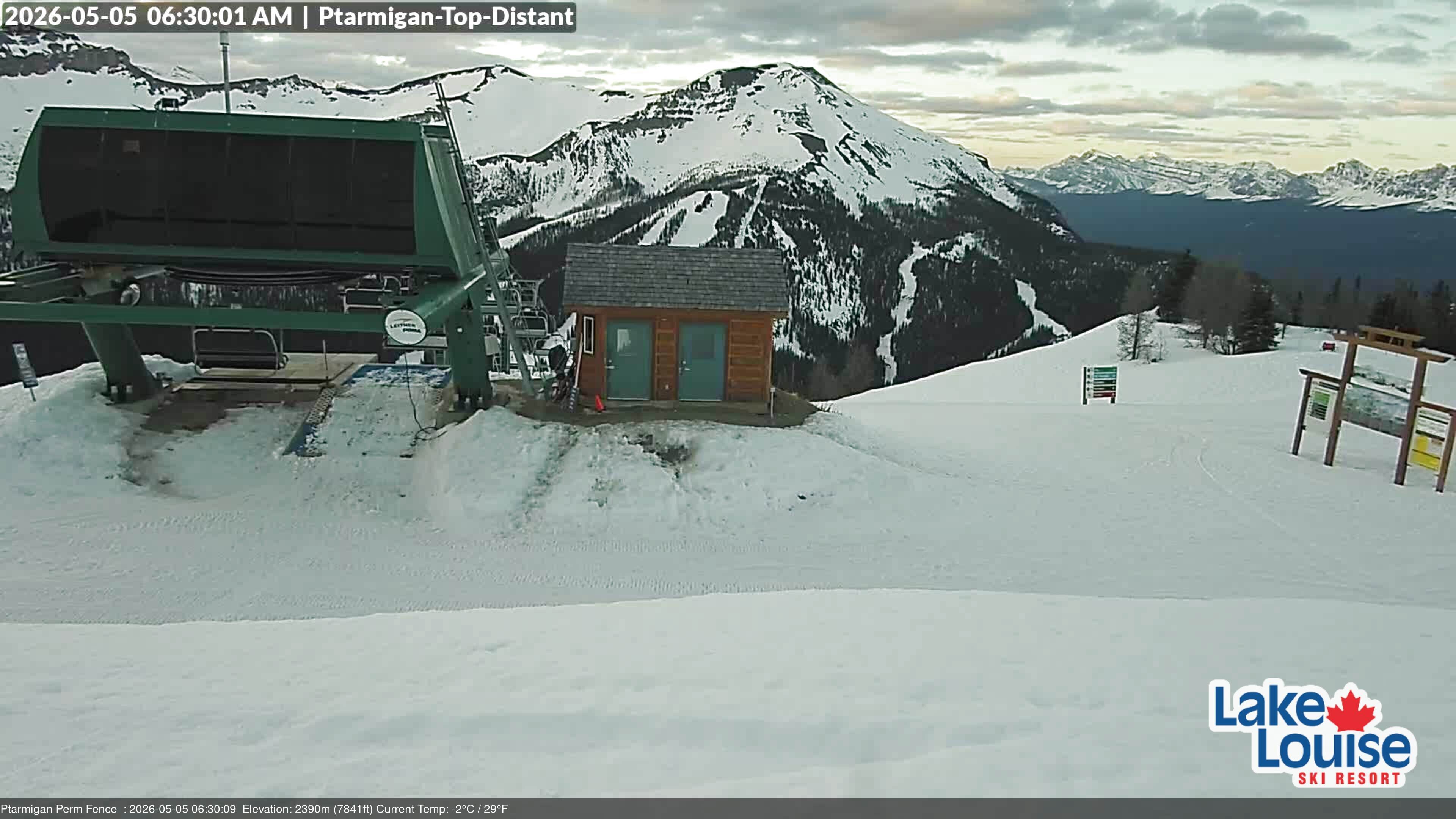 Archiv Foto Webcam Ausblick Chateau Lake Louise