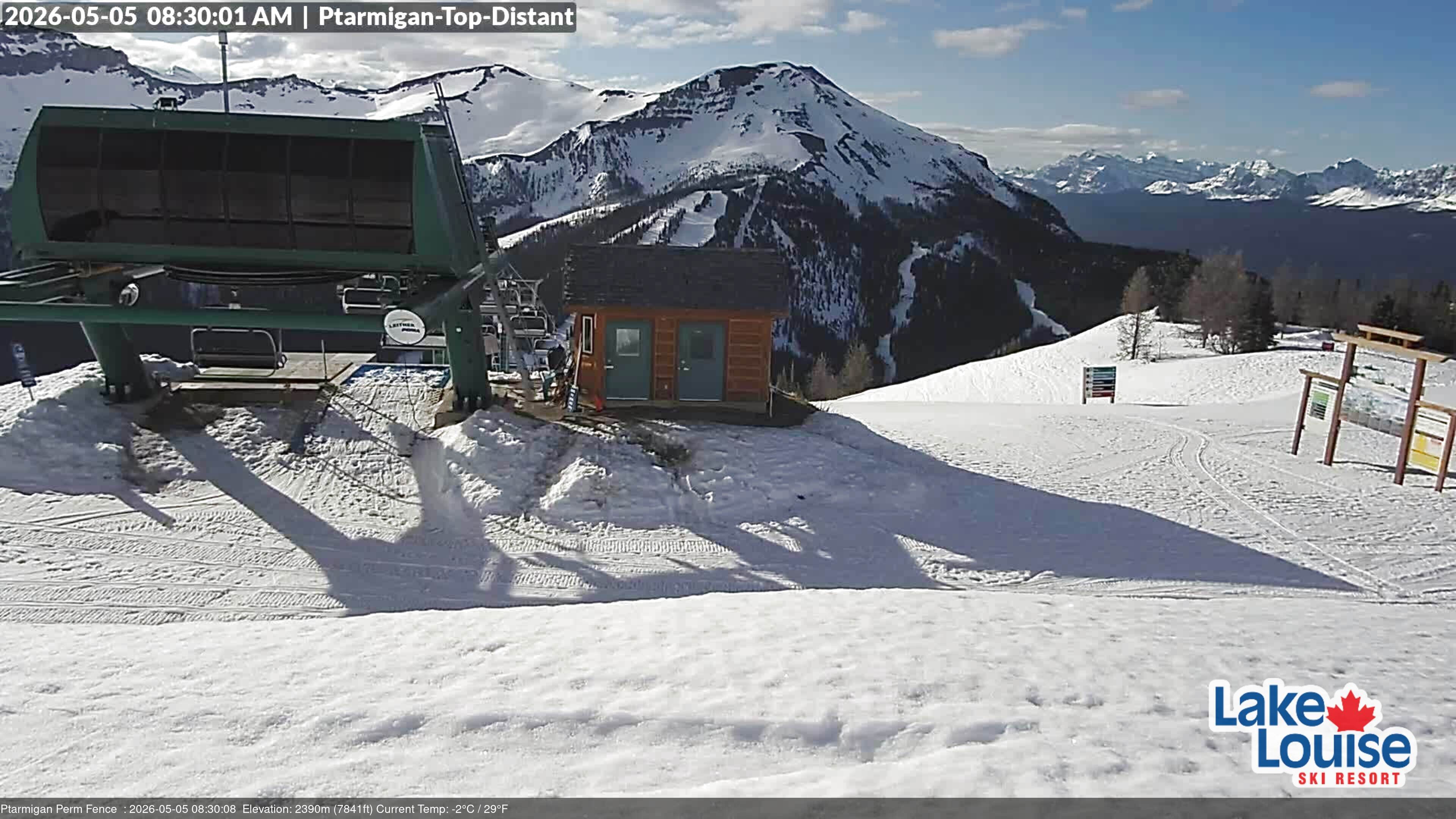 Archiv Foto Webcam Ausblick Chateau Lake Louise