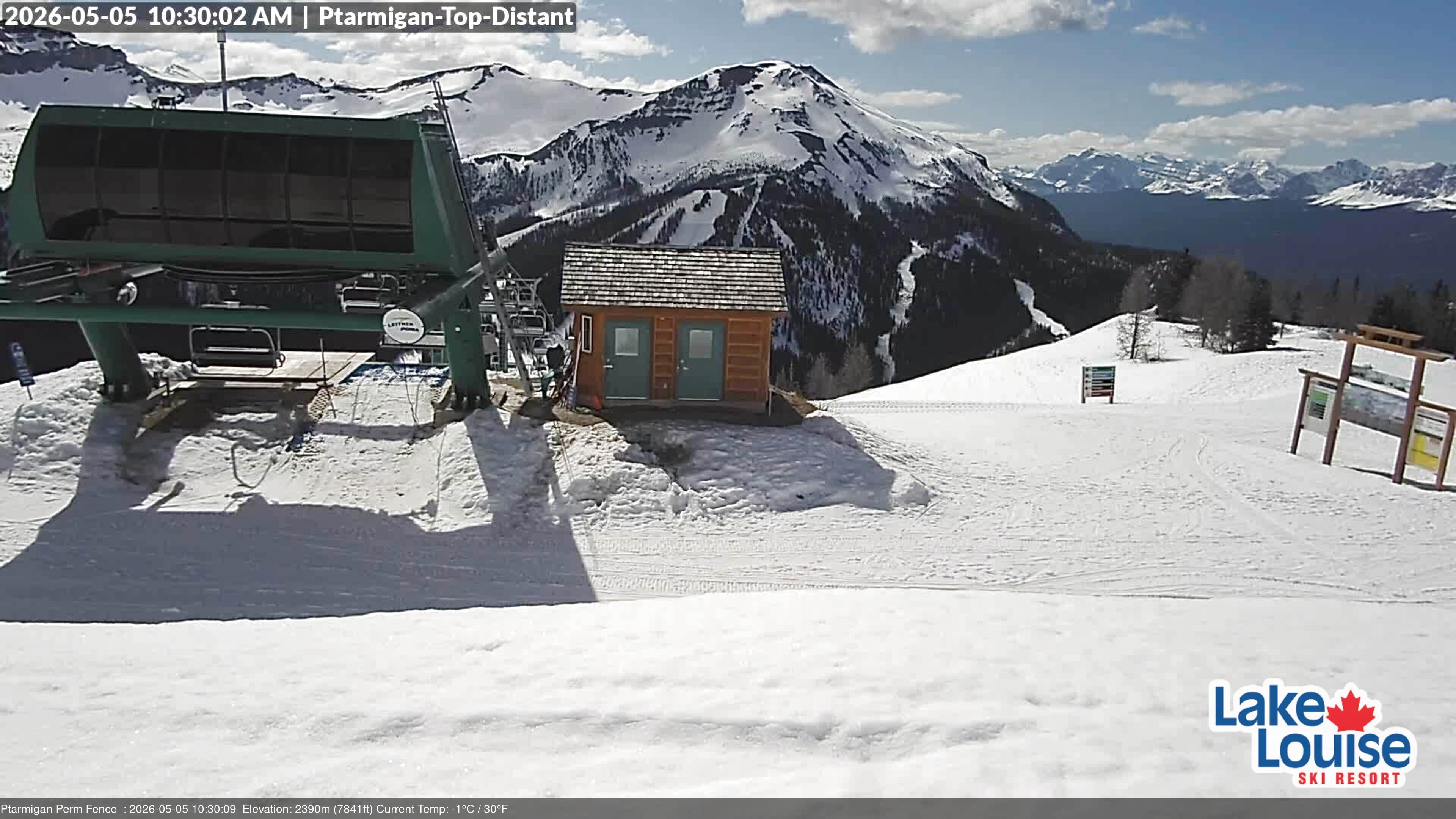 Archiv Foto Webcam Ausblick Chateau Lake Louise