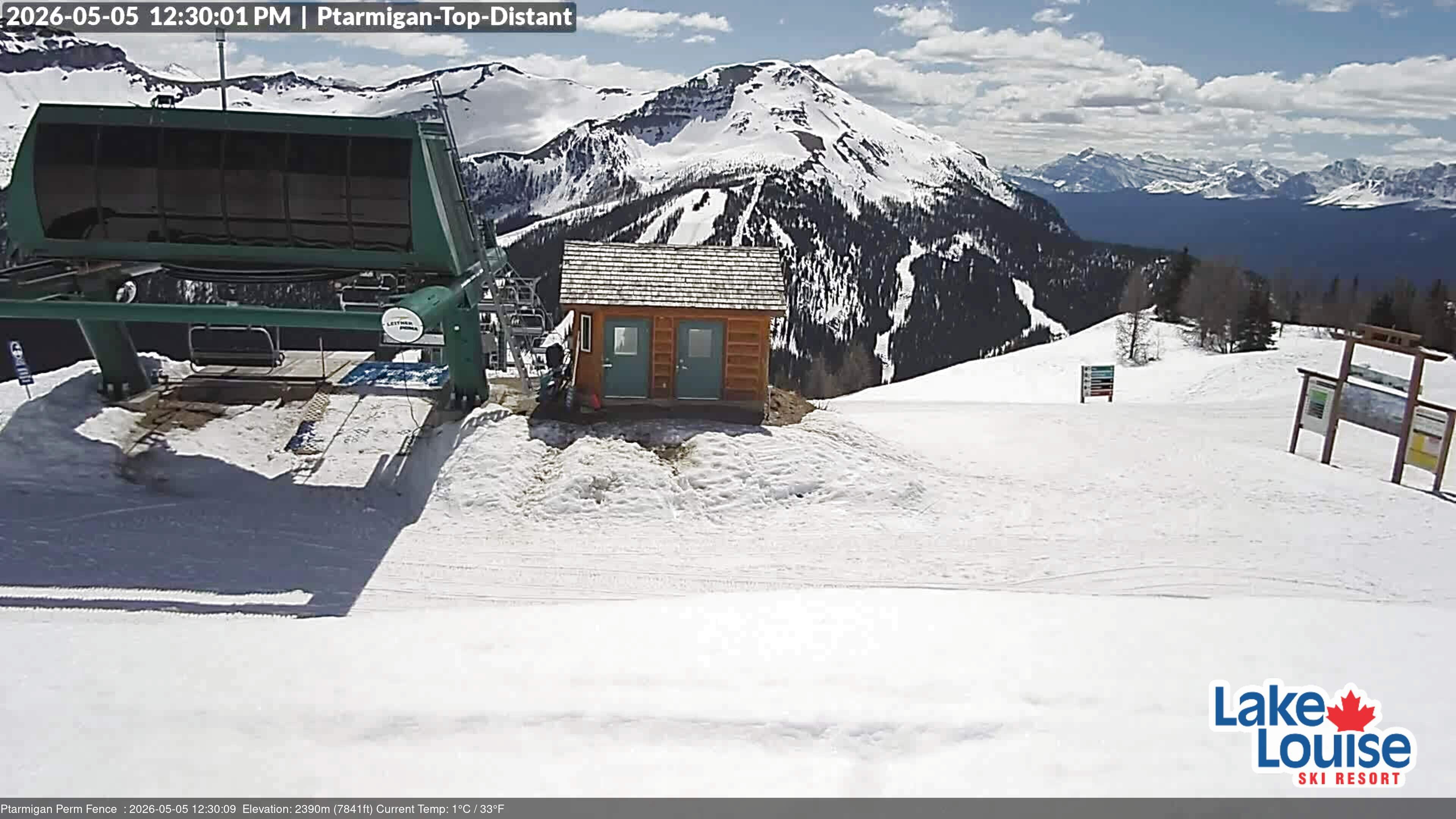 Archiv Foto Webcam Ausblick Chateau Lake Louise