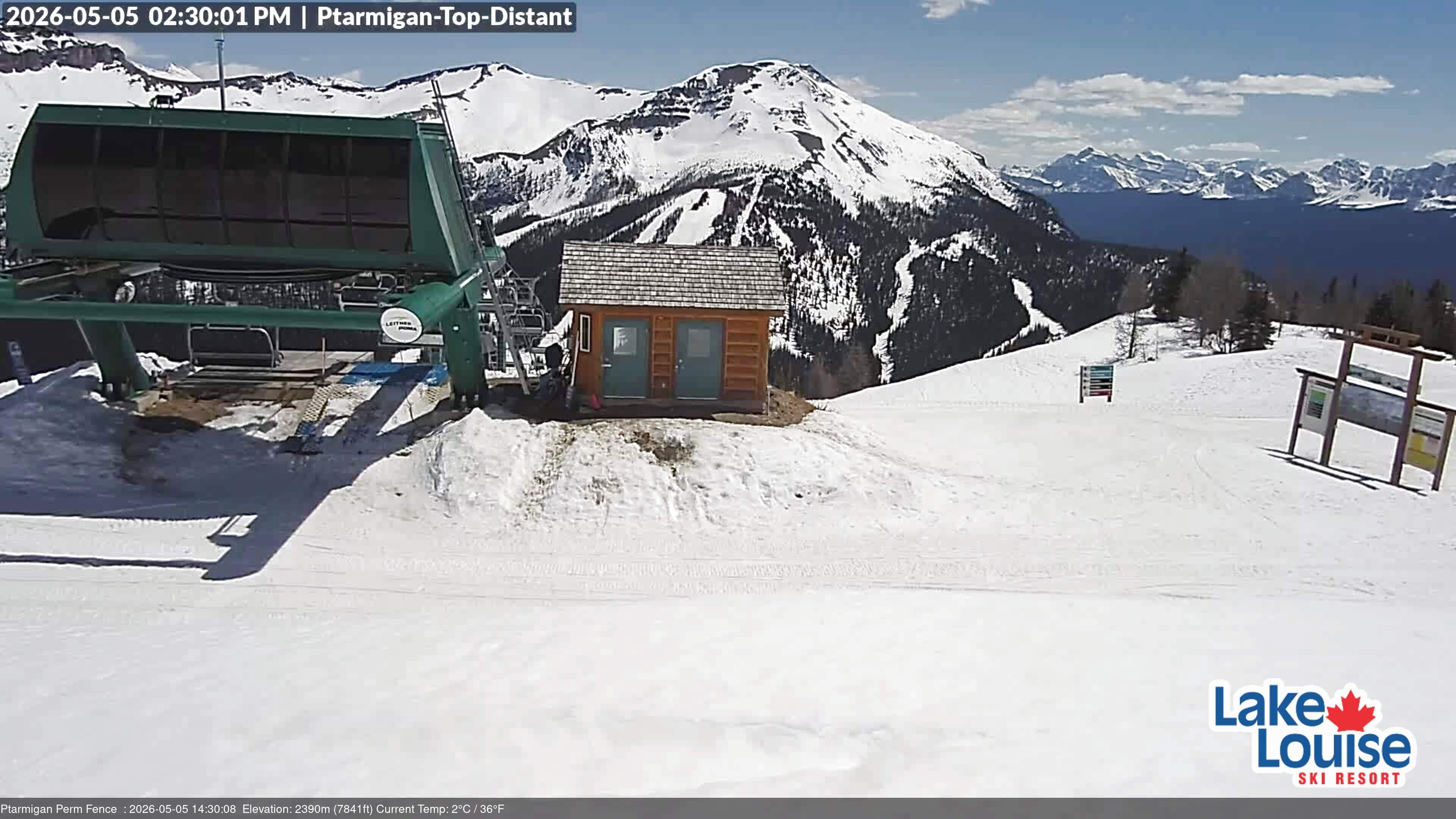 Archiv Foto Webcam Ausblick Chateau Lake Louise