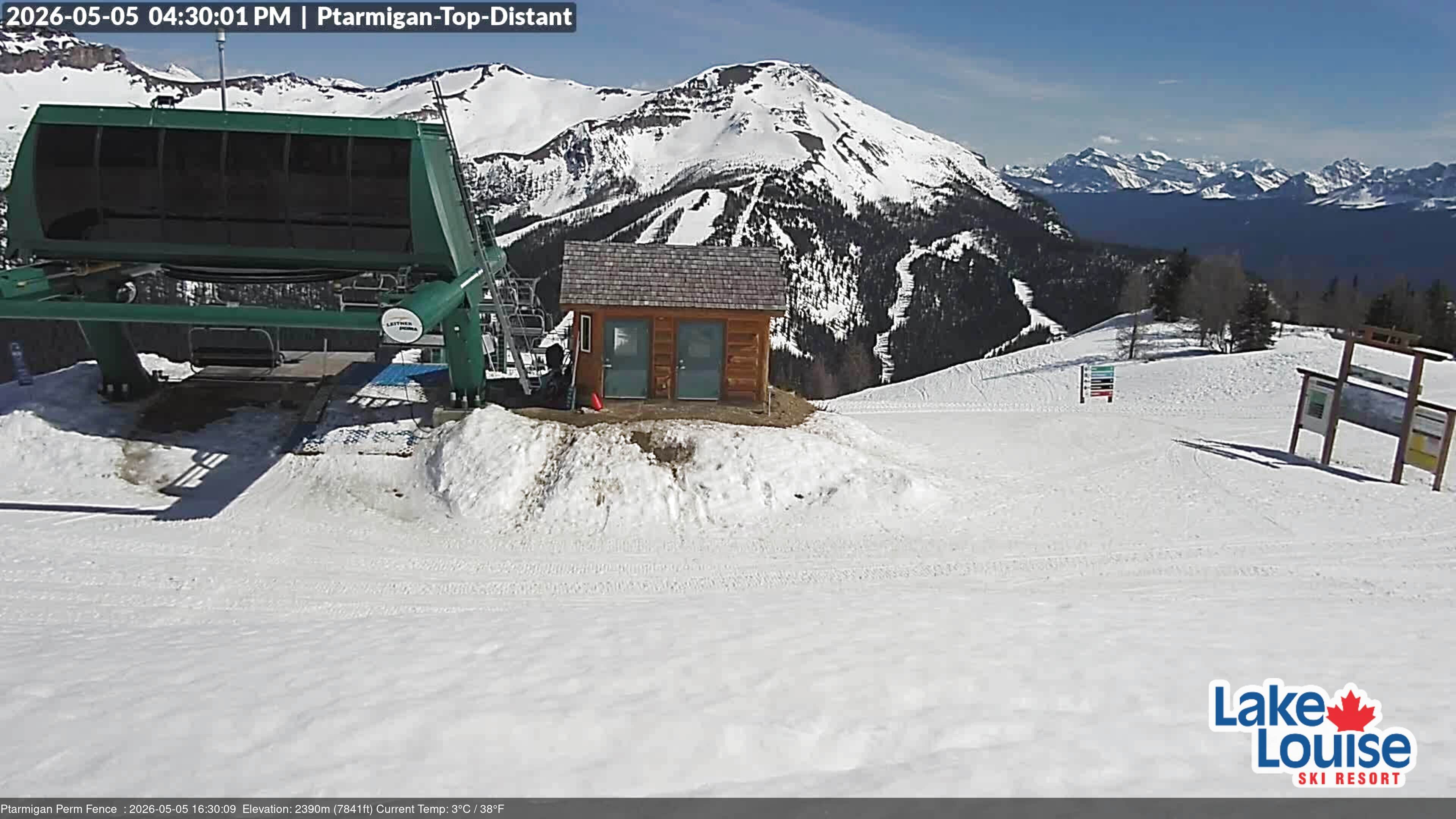 Archiv Foto Webcam Ausblick Chateau Lake Louise