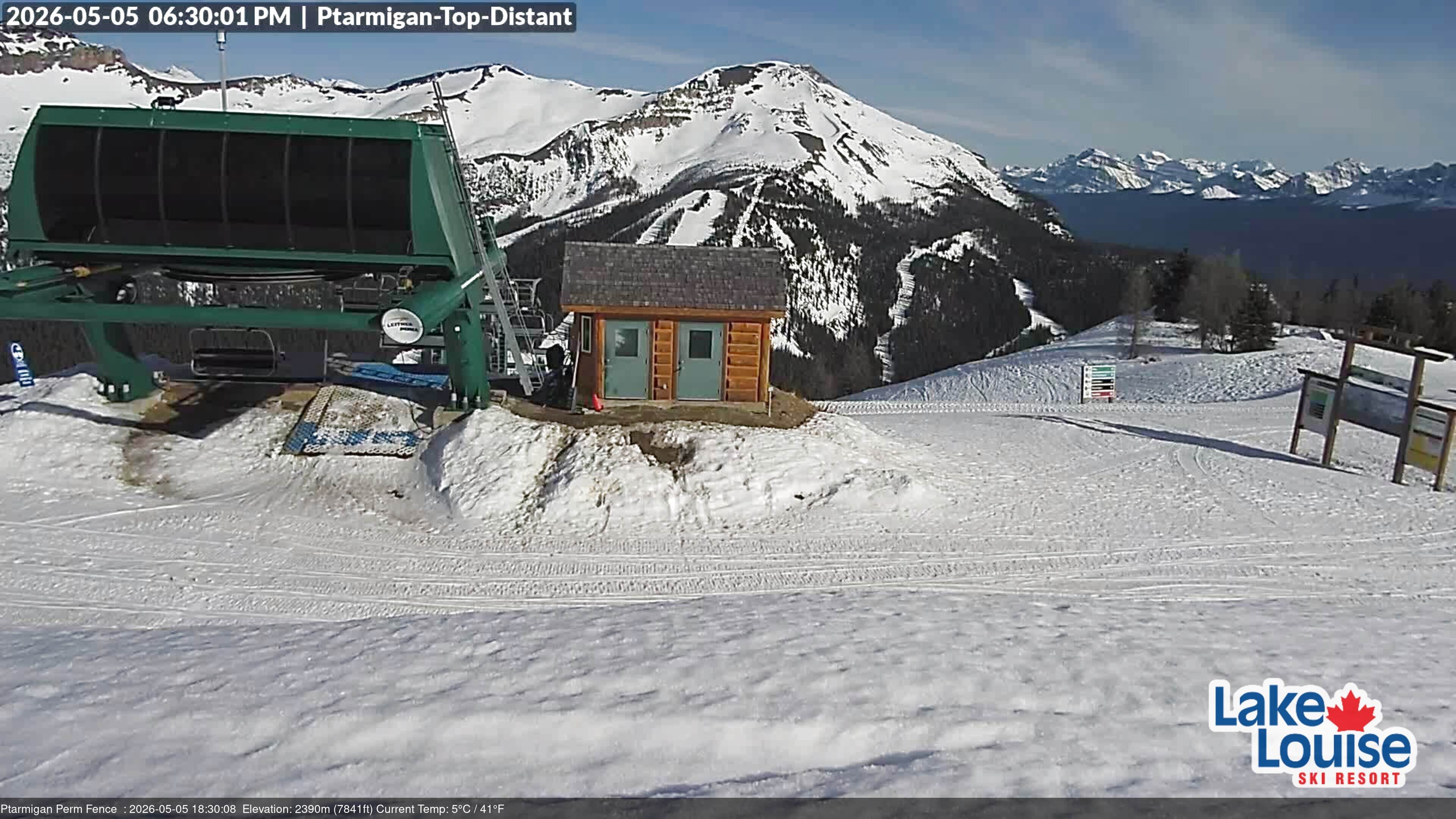Archiv Foto Webcam Ausblick Chateau Lake Louise