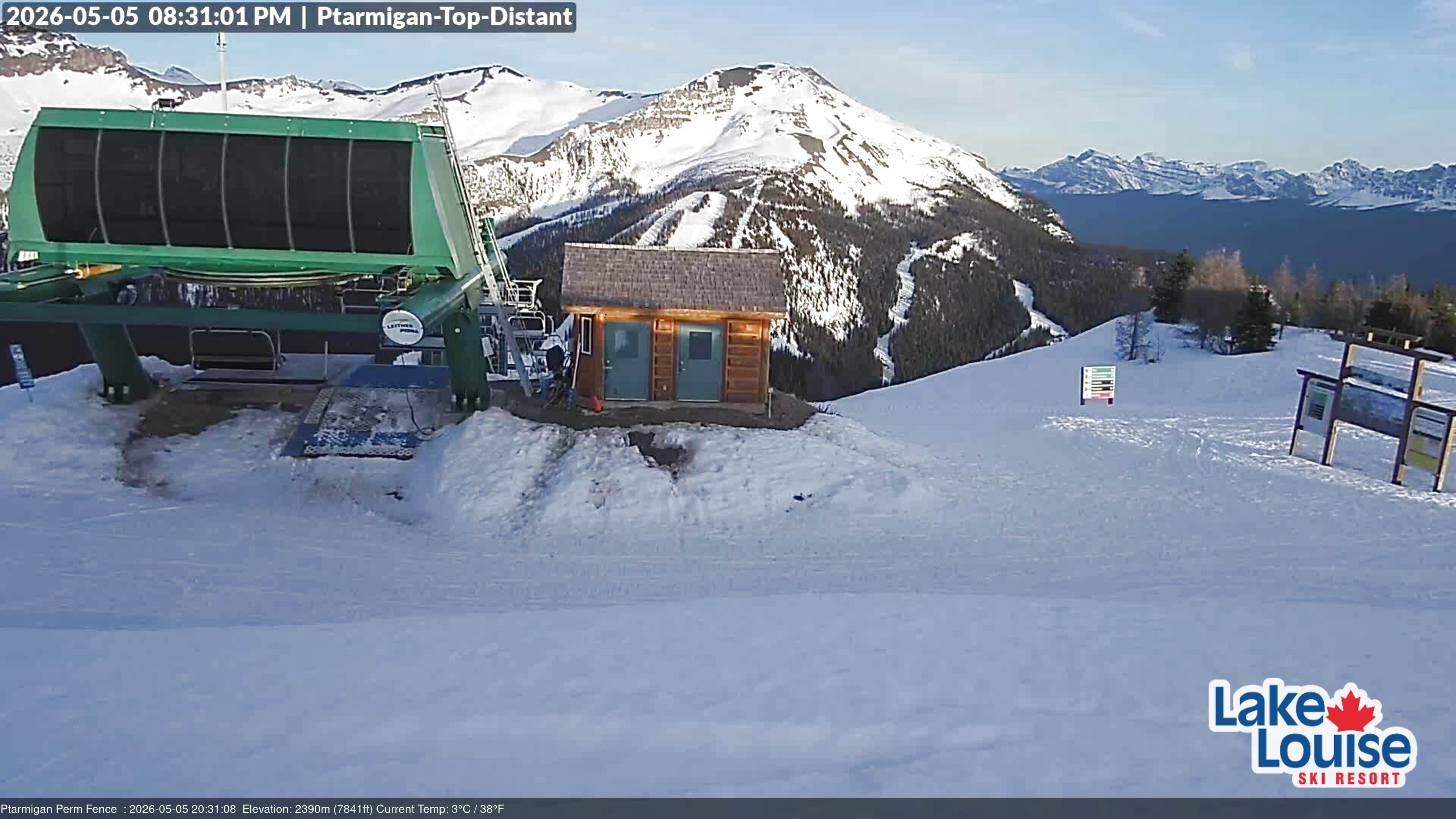Archiv Foto Webcam Ausblick Chateau Lake Louise