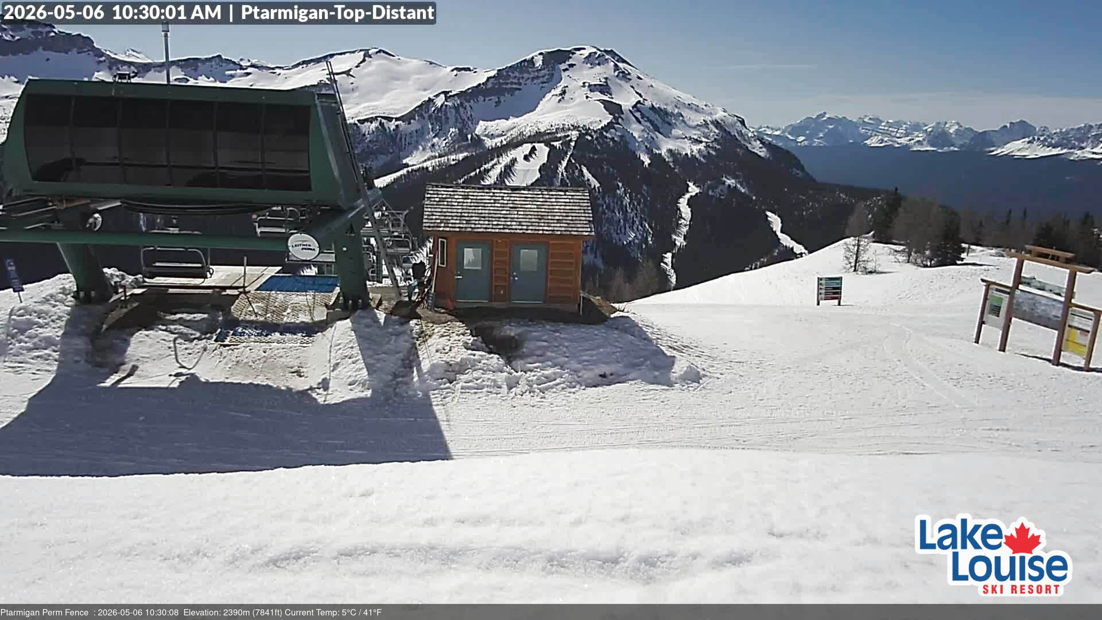 Archiv Foto Webcam Ausblick Chateau Lake Louise
