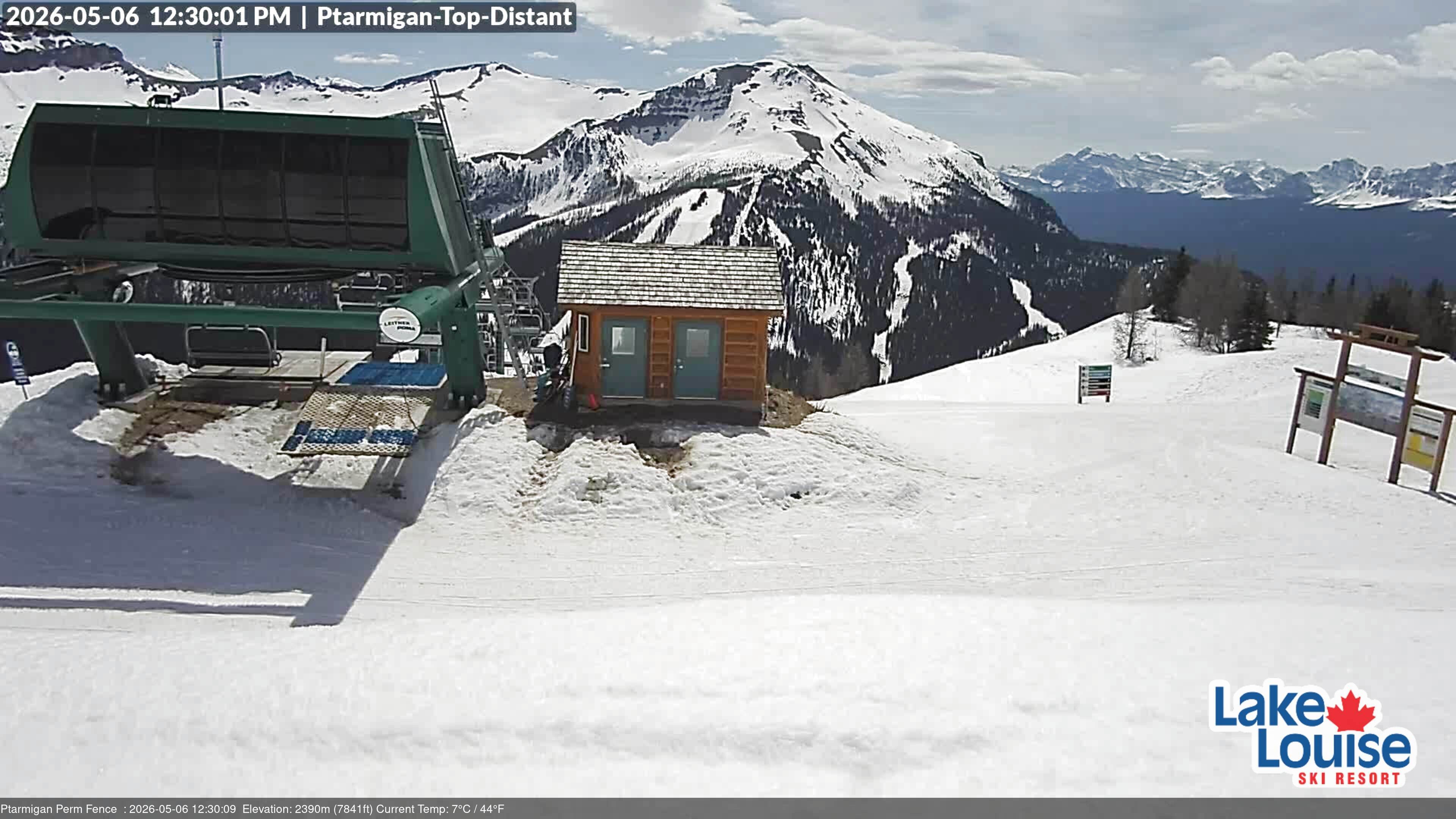 Archiv Foto Webcam Ausblick Chateau Lake Louise