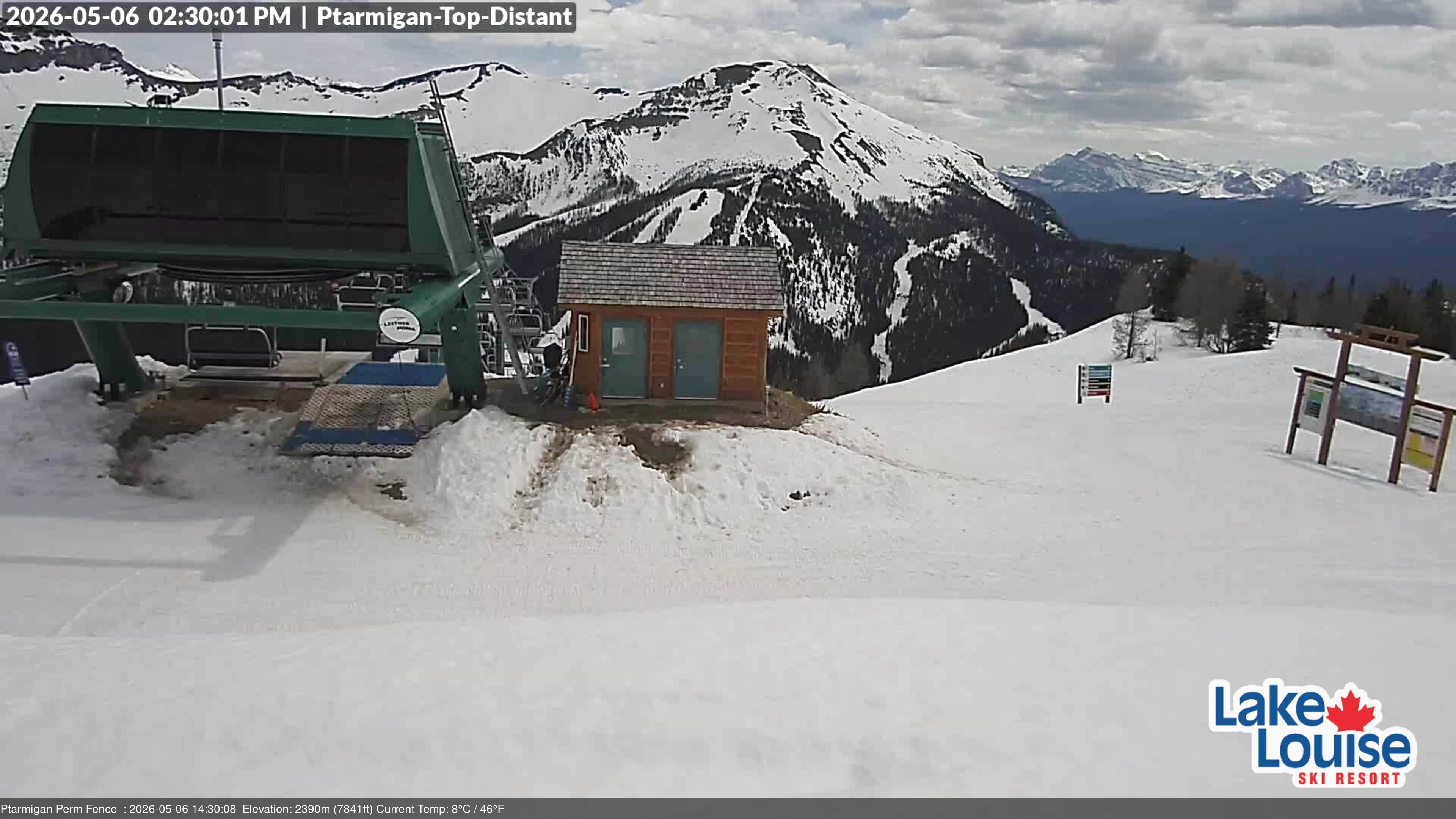 Archiv Foto Webcam Ausblick Chateau Lake Louise