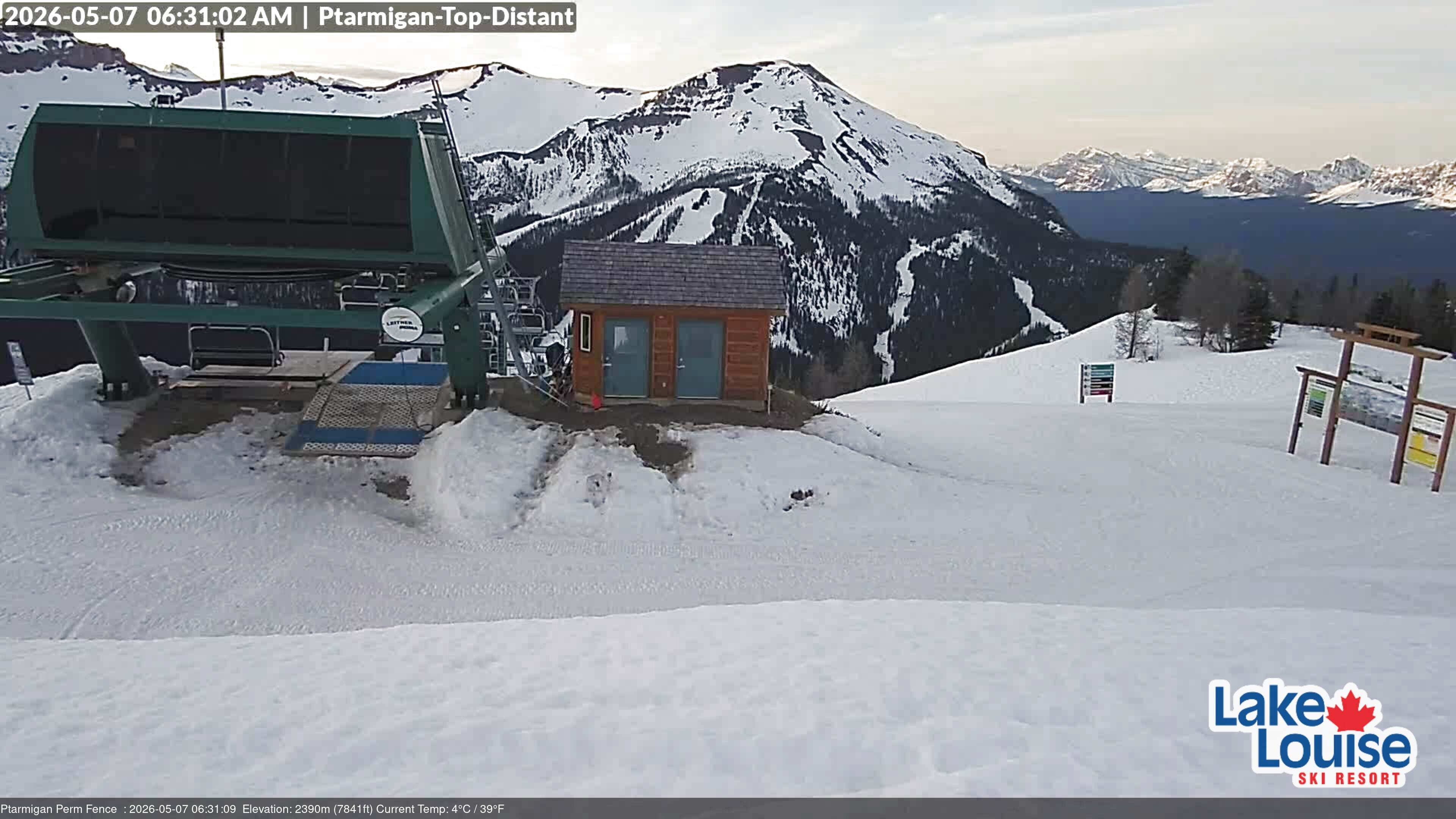 Archiv Foto Webcam Ausblick Chateau Lake Louise